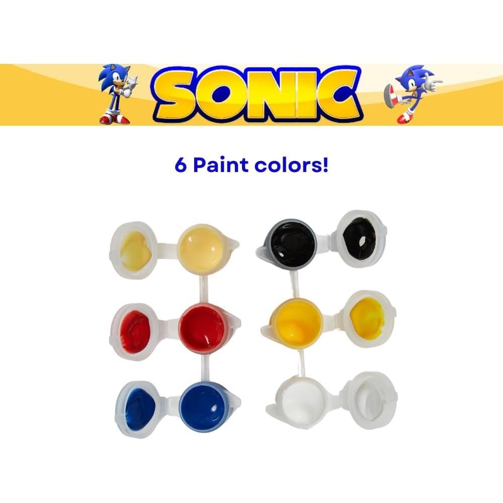 Set de Pintura Sonic The Hedgehog - Pinta Figuras DIY