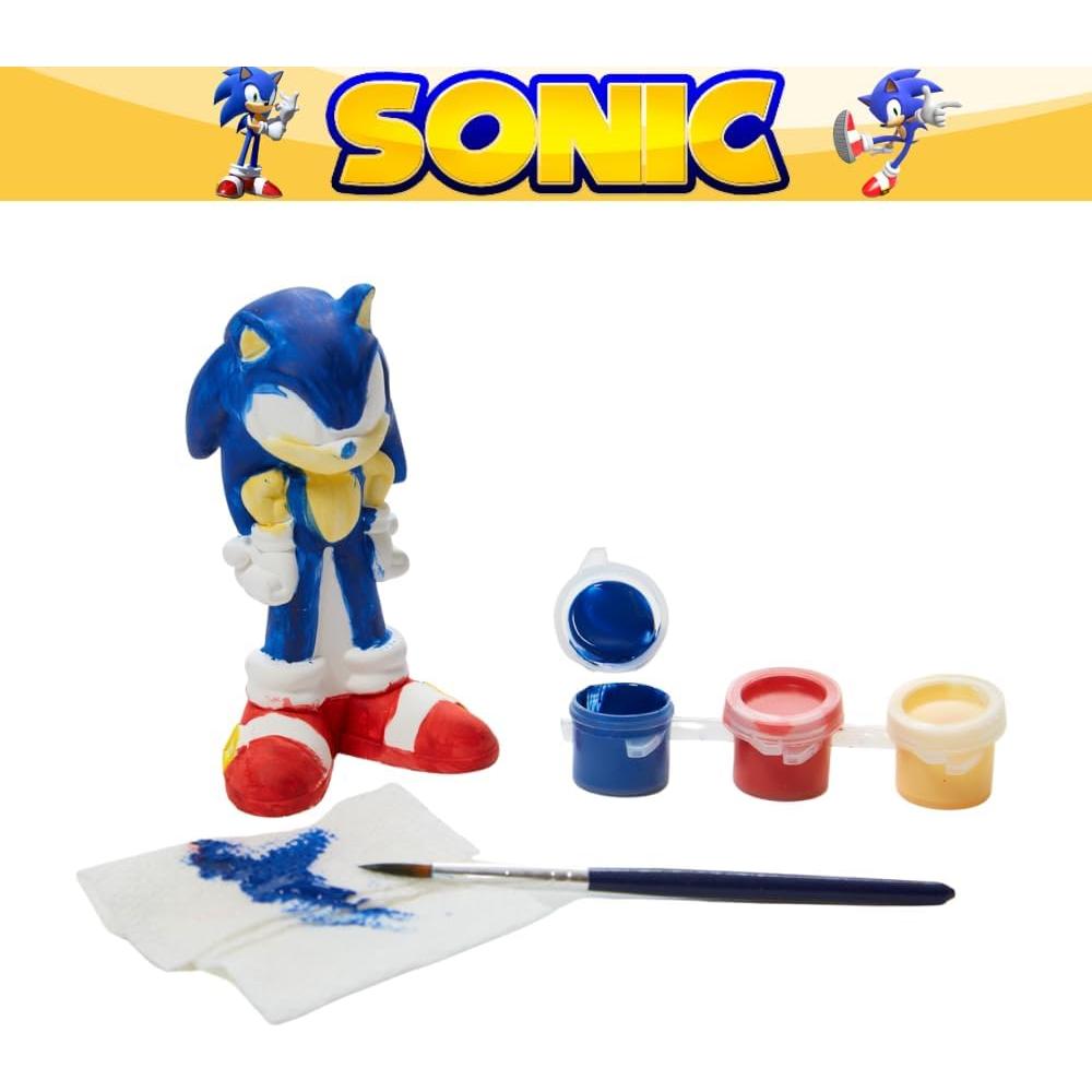 Set de Pintura Sonic The Hedgehog - Pinta Figuras DIY