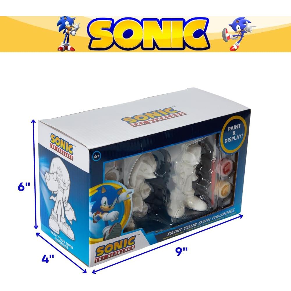Set de Pintura Sonic The Hedgehog - Pinta Figuras DIY