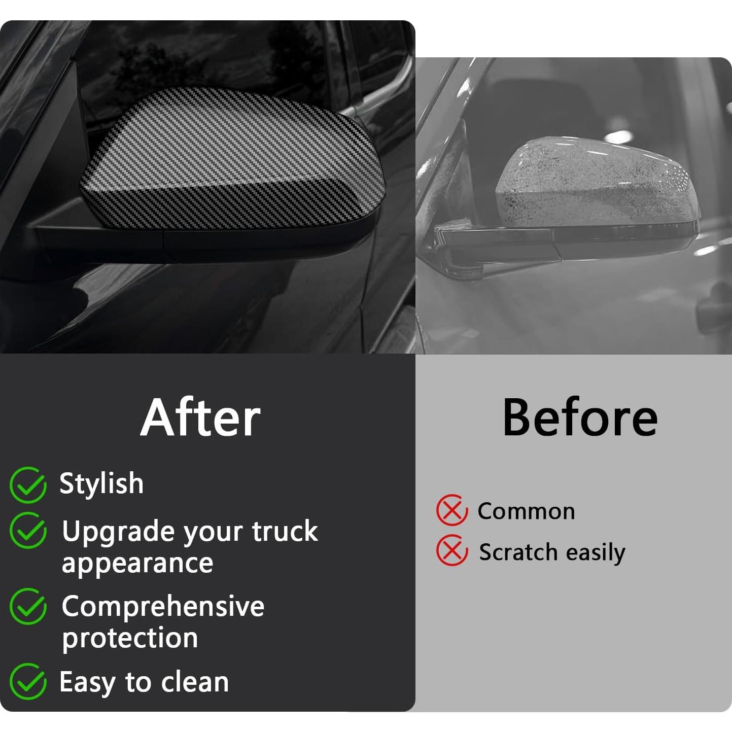 Cubierta de Espejo Retrovisor Tacoma 2024 2025 Treesiche Fibra de Carbono