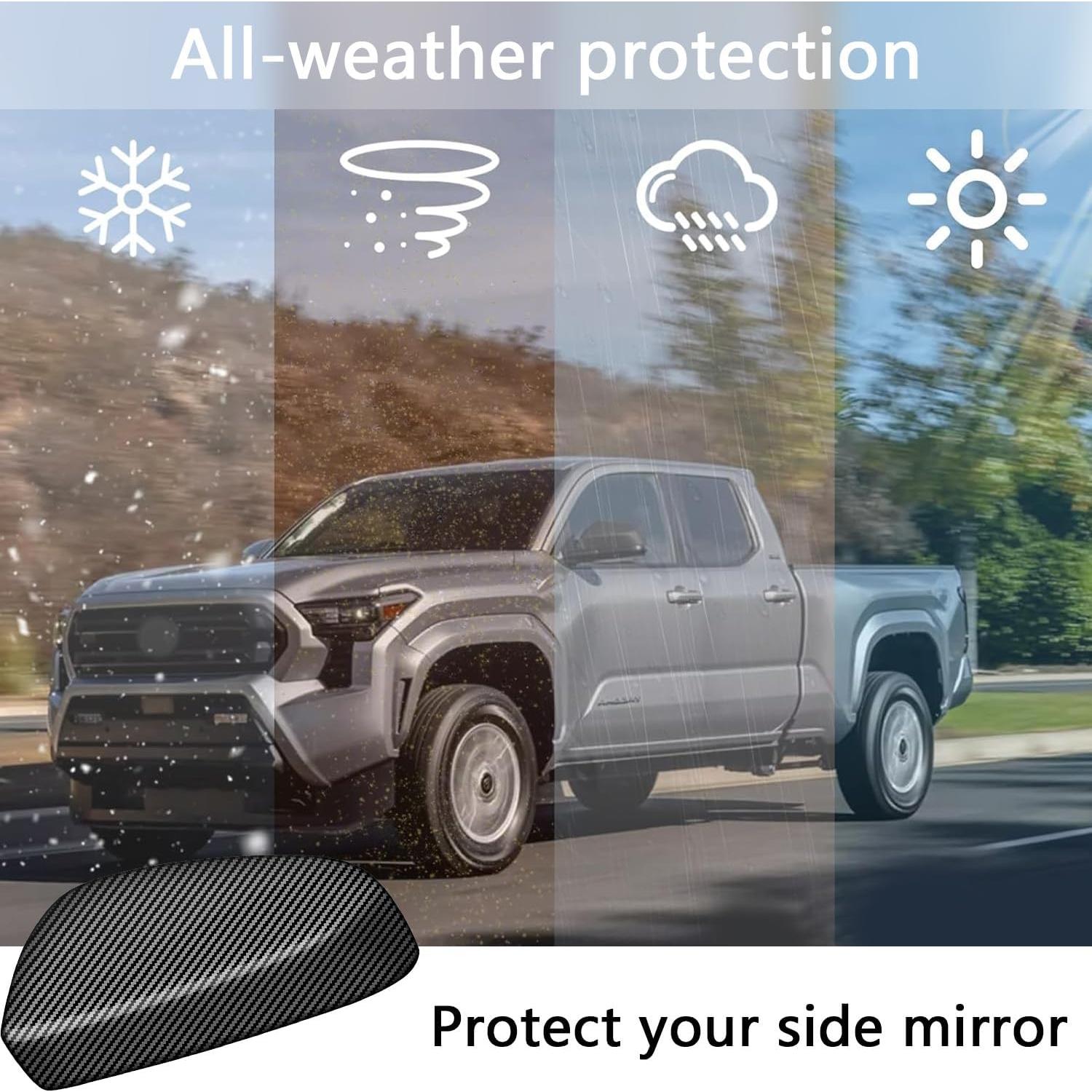 Cubierta de Espejo Retrovisor Tacoma 2024 2025 Treesiche Fibra de Carbono