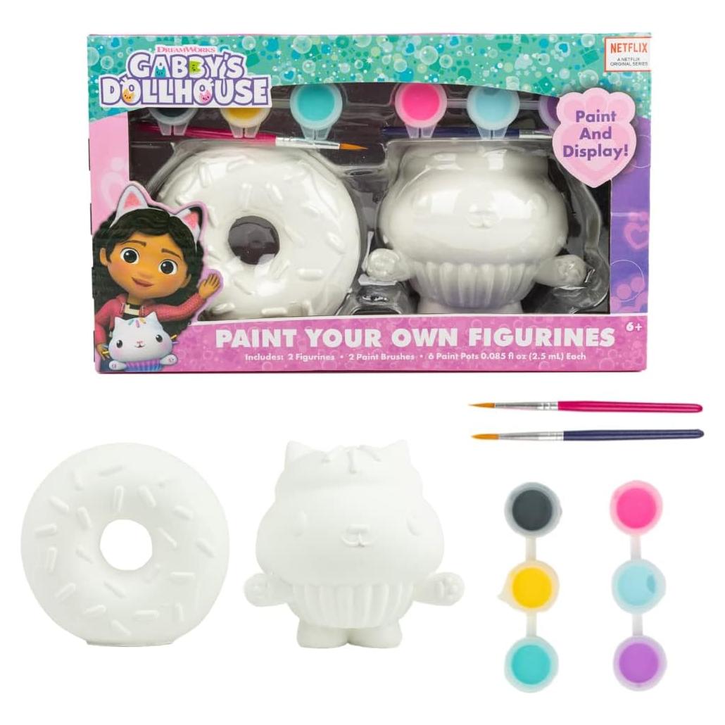 Kit de Pintura Gabby’s Dollhouse - 2 Figuras Cerámicas