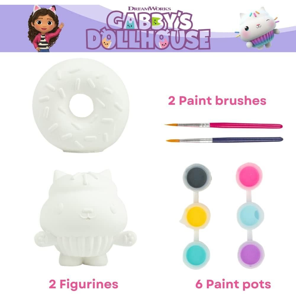 Kit de Pintura Gabby’s Dollhouse - 2 Figuras Cerámicas
