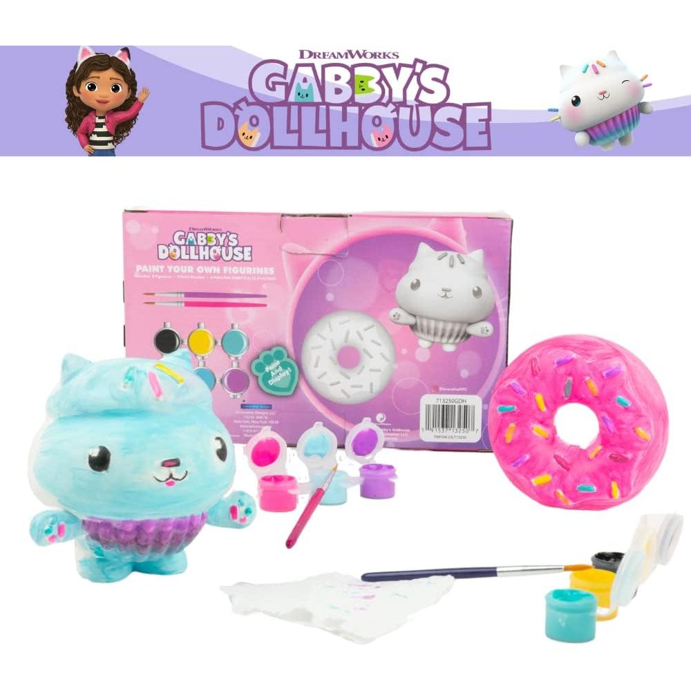 Kit de Pintura Gabby’s Dollhouse - 2 Figuras Cerámicas