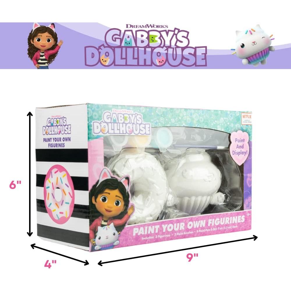 Kit de Pintura Gabby’s Dollhouse - 2 Figuras Cerámicas