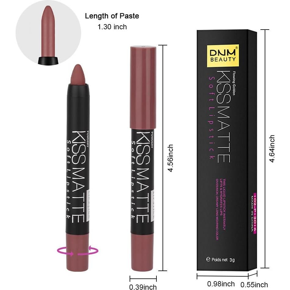 Set de Pintalabios Mate Larga Duración BINGBRUSH Color 08#