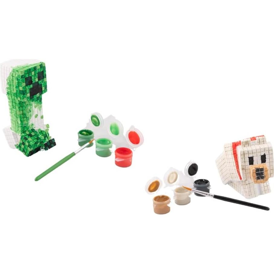 Conjunto de Pintura Minecraft Diseños Innovadores 2 Figuras
