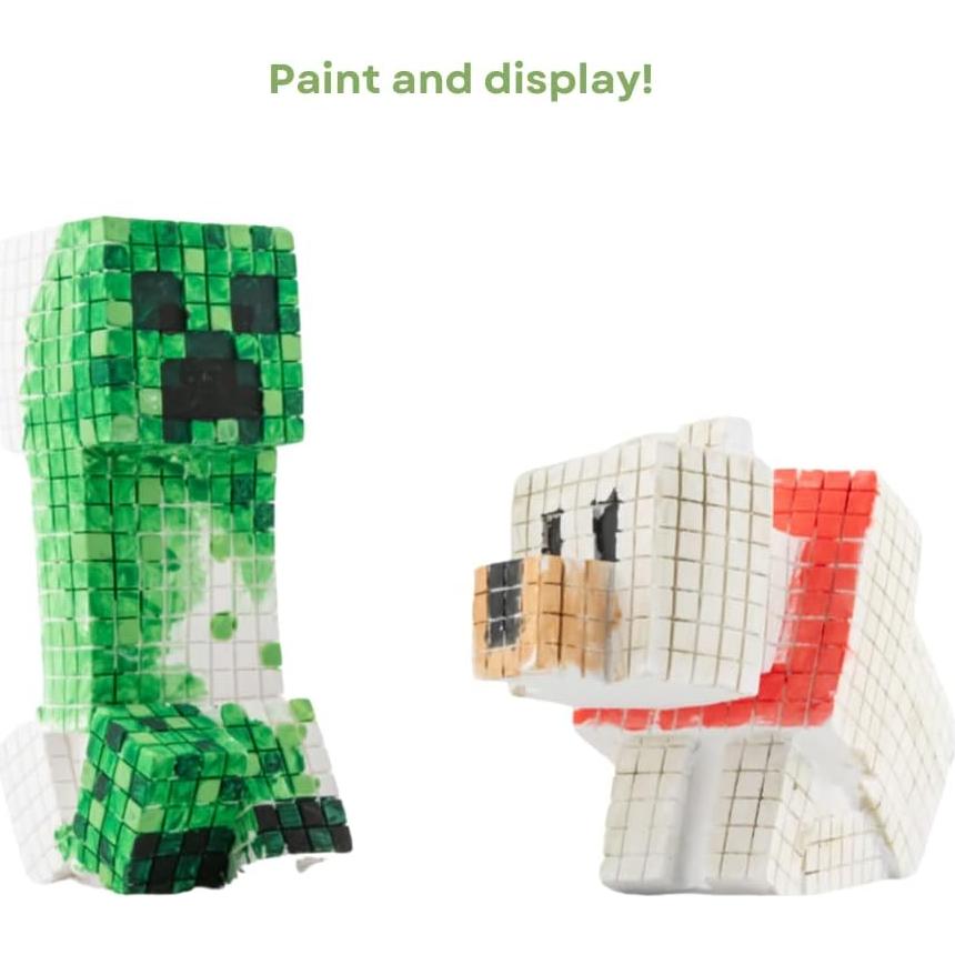 Conjunto de Pintura Minecraft Diseños Innovadores 2 Figuras