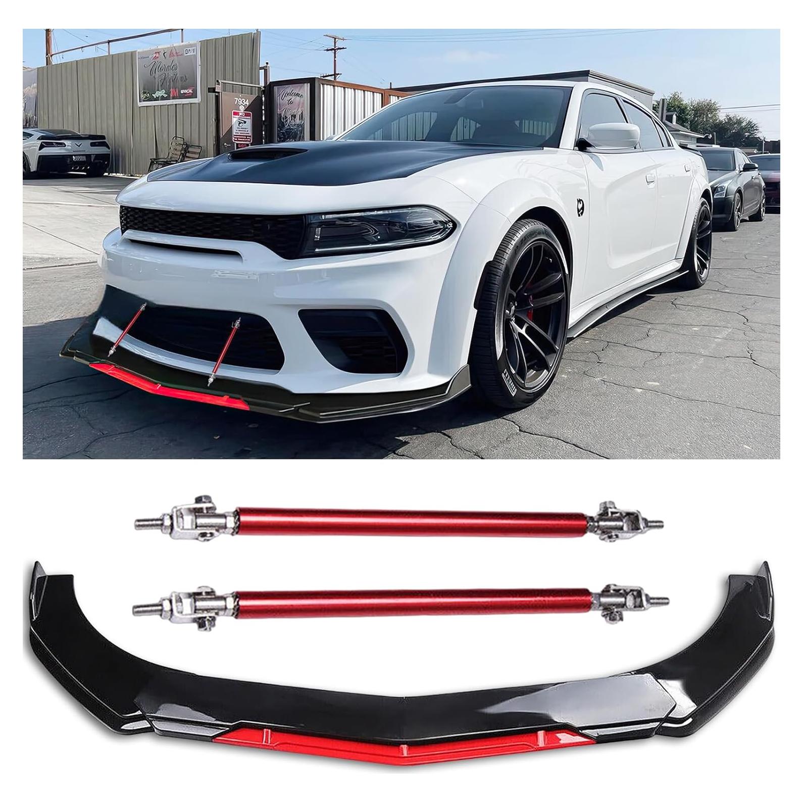 Labio de Parachoques Delantero Universal DREAMOTOR con Varillas Ajustables