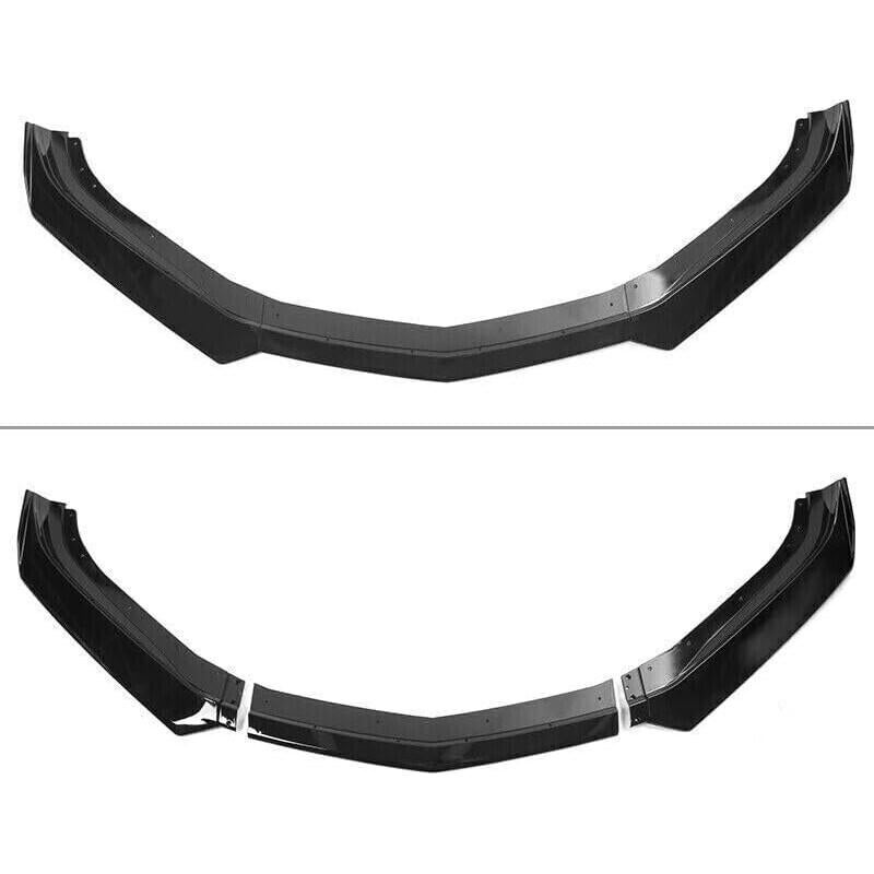 Divisor de Labio de Parachoques Frontal MUTUSAISI D666 Negro Brillante