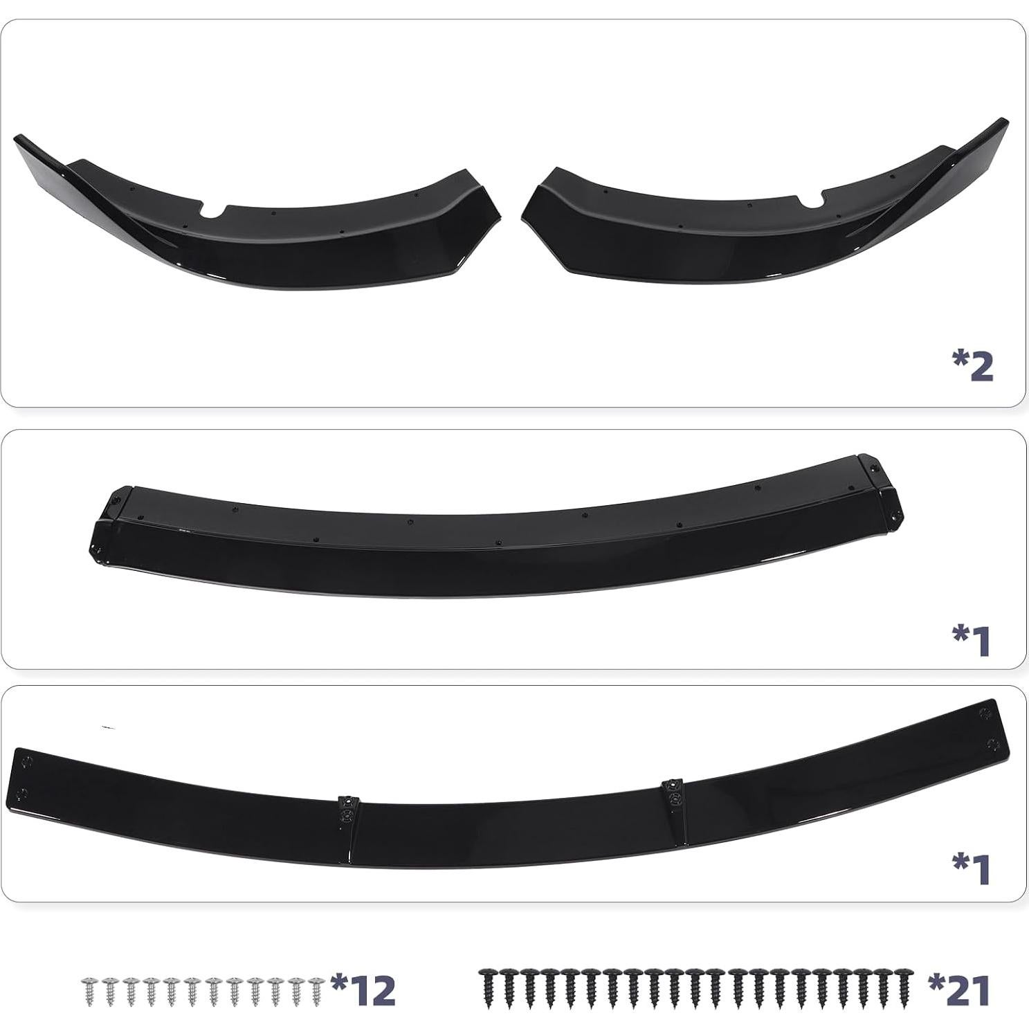 Divisor de Parachoques Frontal ZXMOTO para Dodge Charger 2015-2023