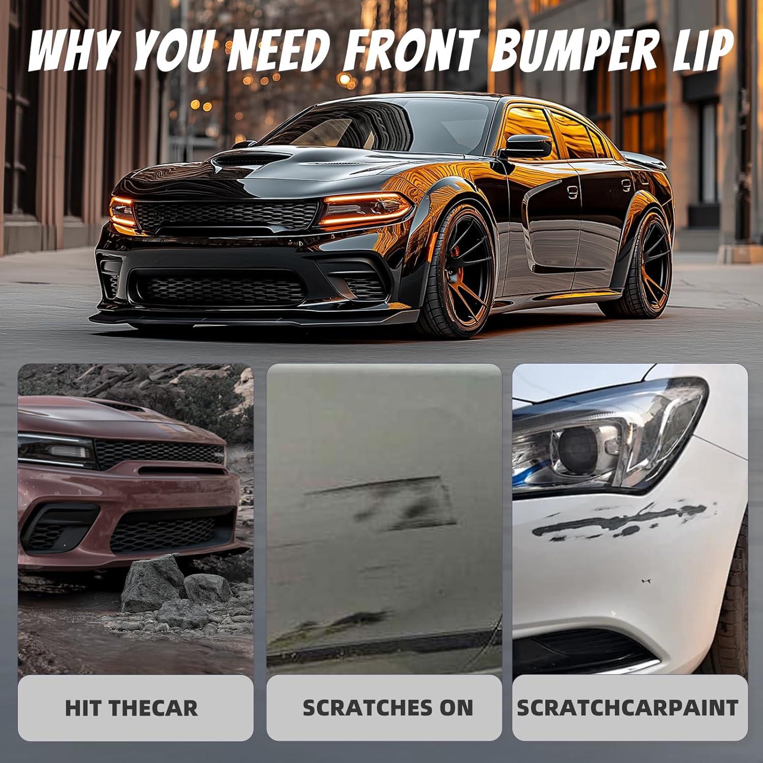 Divisor de Parachoques Frontal ZXMOTO para Dodge Charger 2015-2023