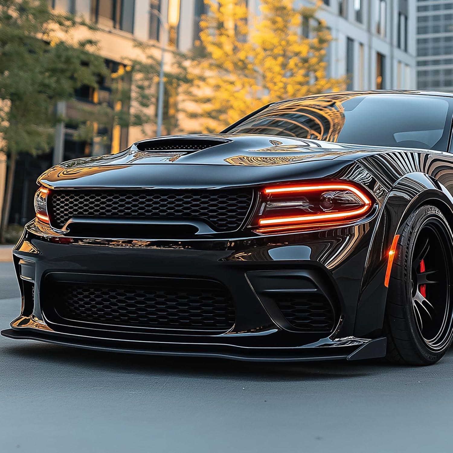 Divisor de Parachoques Frontal ZXMOTO para Dodge Charger 2015-2023