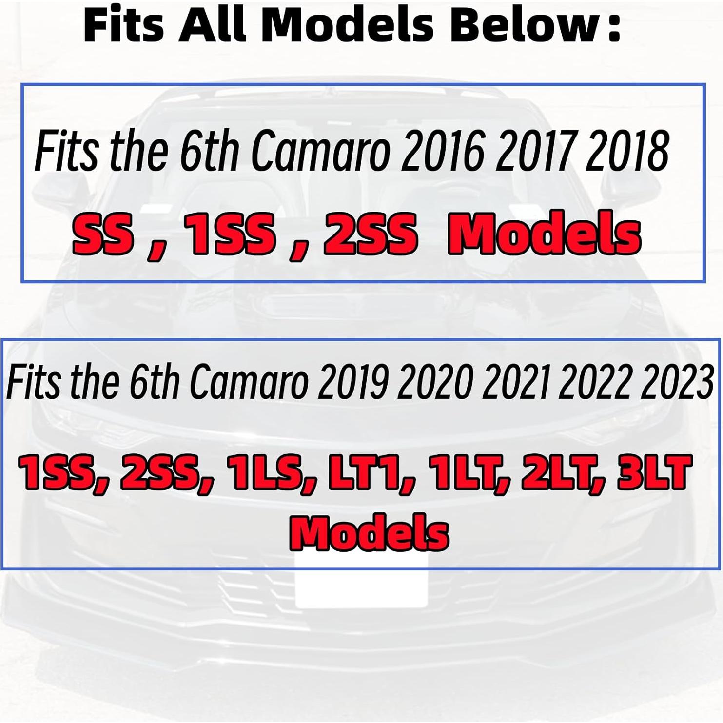 Divisor de Labio Frontal MUTUSAISI E309 para Chevy Camaro 2016-2024