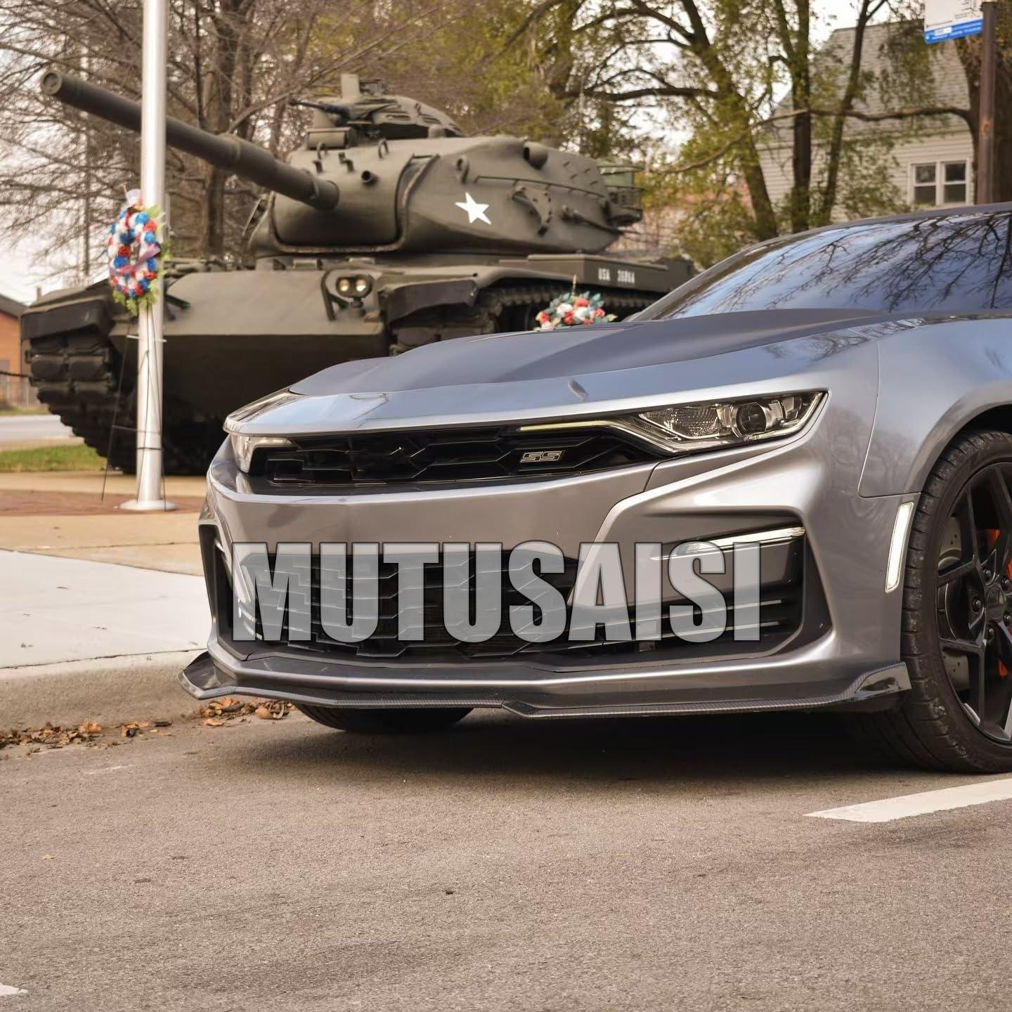 Divisor de Labio Frontal MUTUSAISI E309 para Chevy Camaro 2016-2024