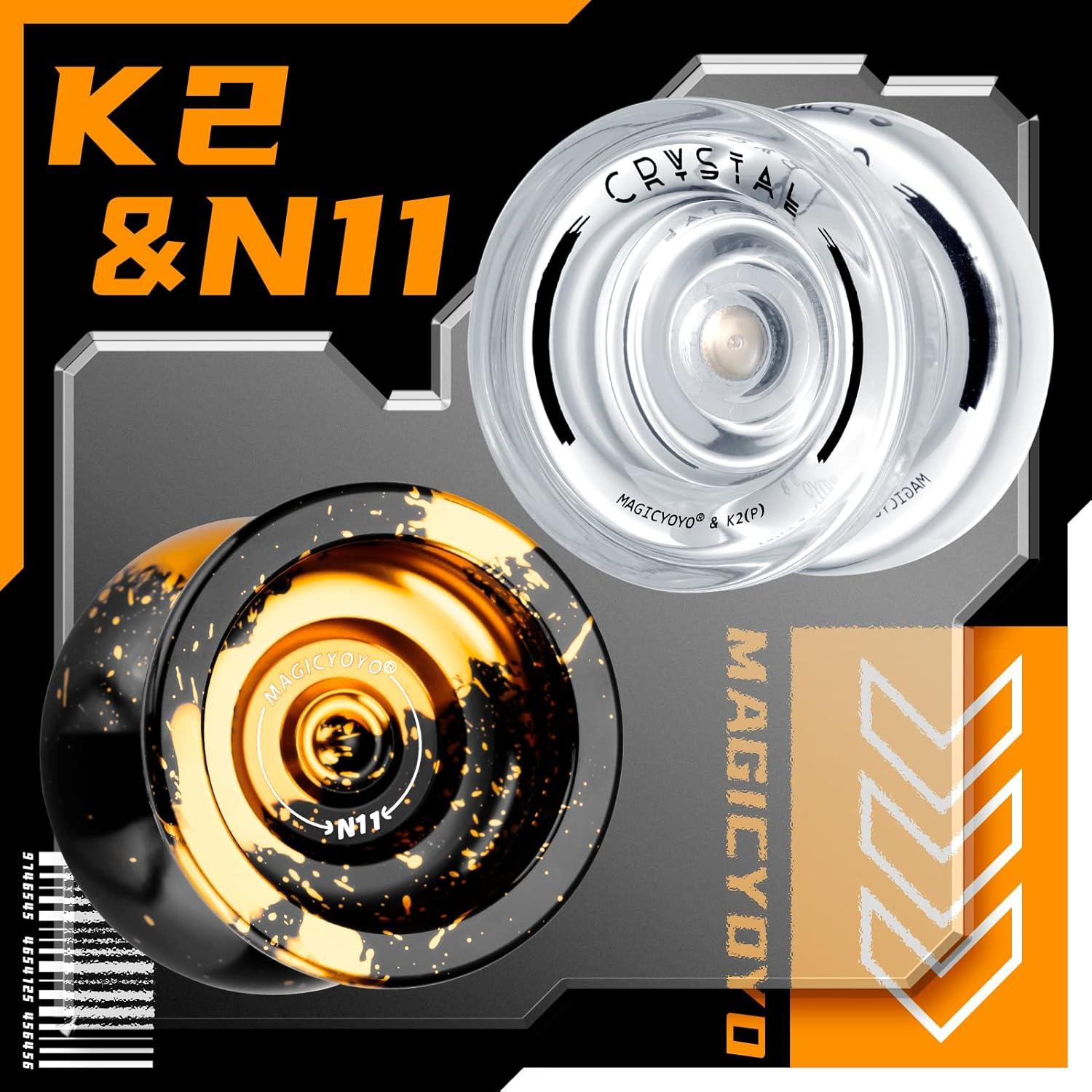 Yoyo Doble Función MAGICYOYO N11 y K2 Cristal Blanco