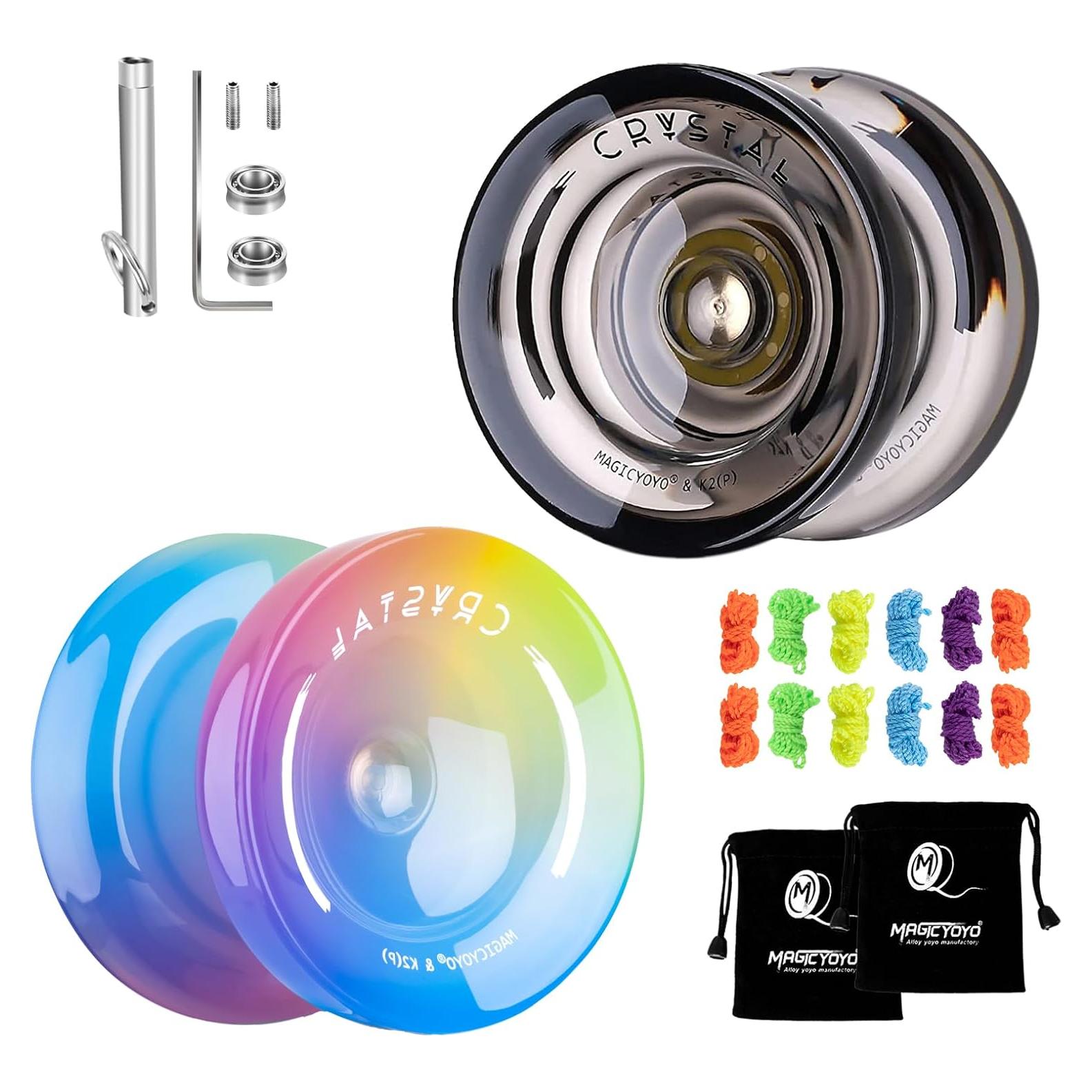 Yoyo MAGICYOYO K2 Cristal Paquete 2 Niños y Adultos