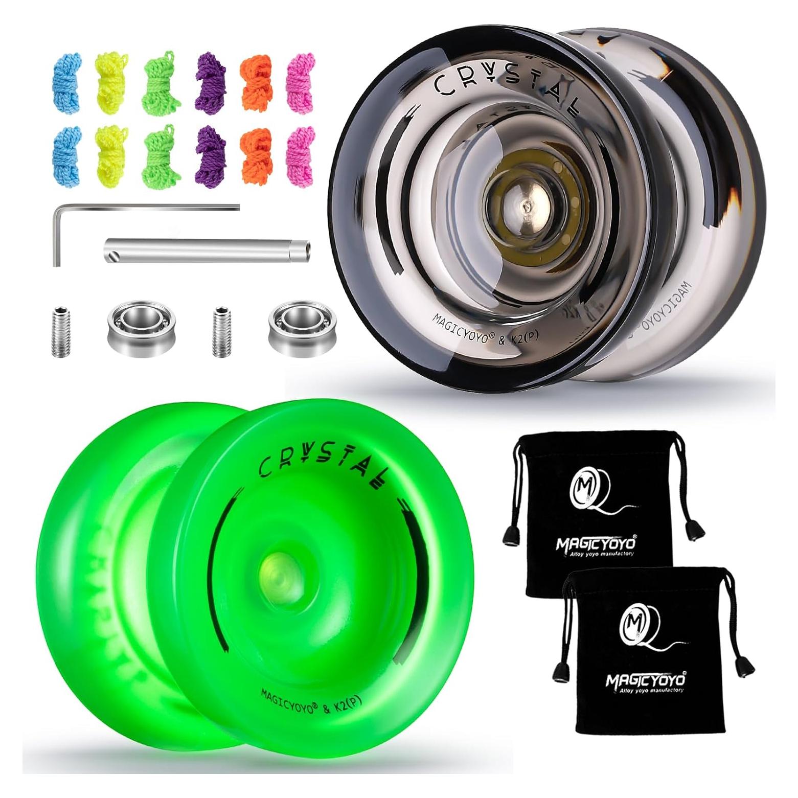 Yoyo MAGICYOYO K2 Cristal Paquete 2 Niños y Adultos