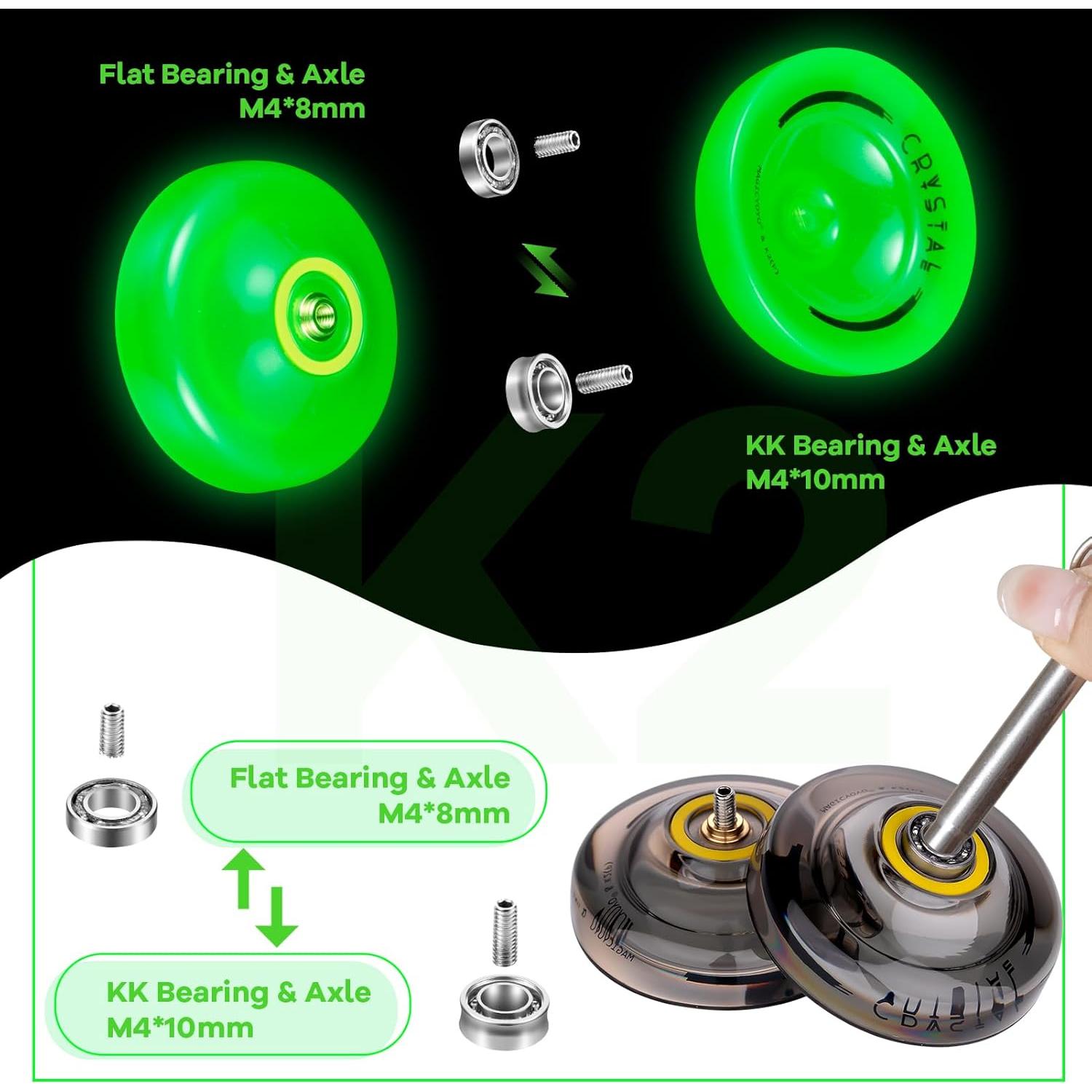 Yoyo MAGICYOYO K2 Cristal Paquete 2 Niños y Adultos