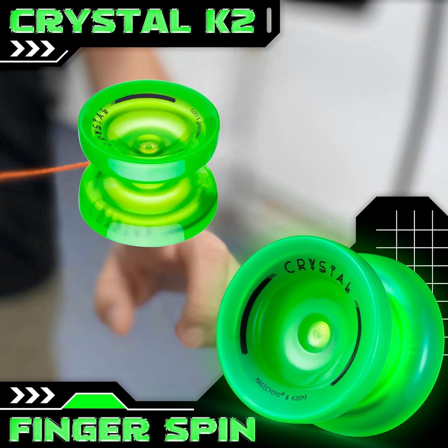 Yoyo MAGICYOYO K2 Cristal Paquete 2 Niños y Adultos
