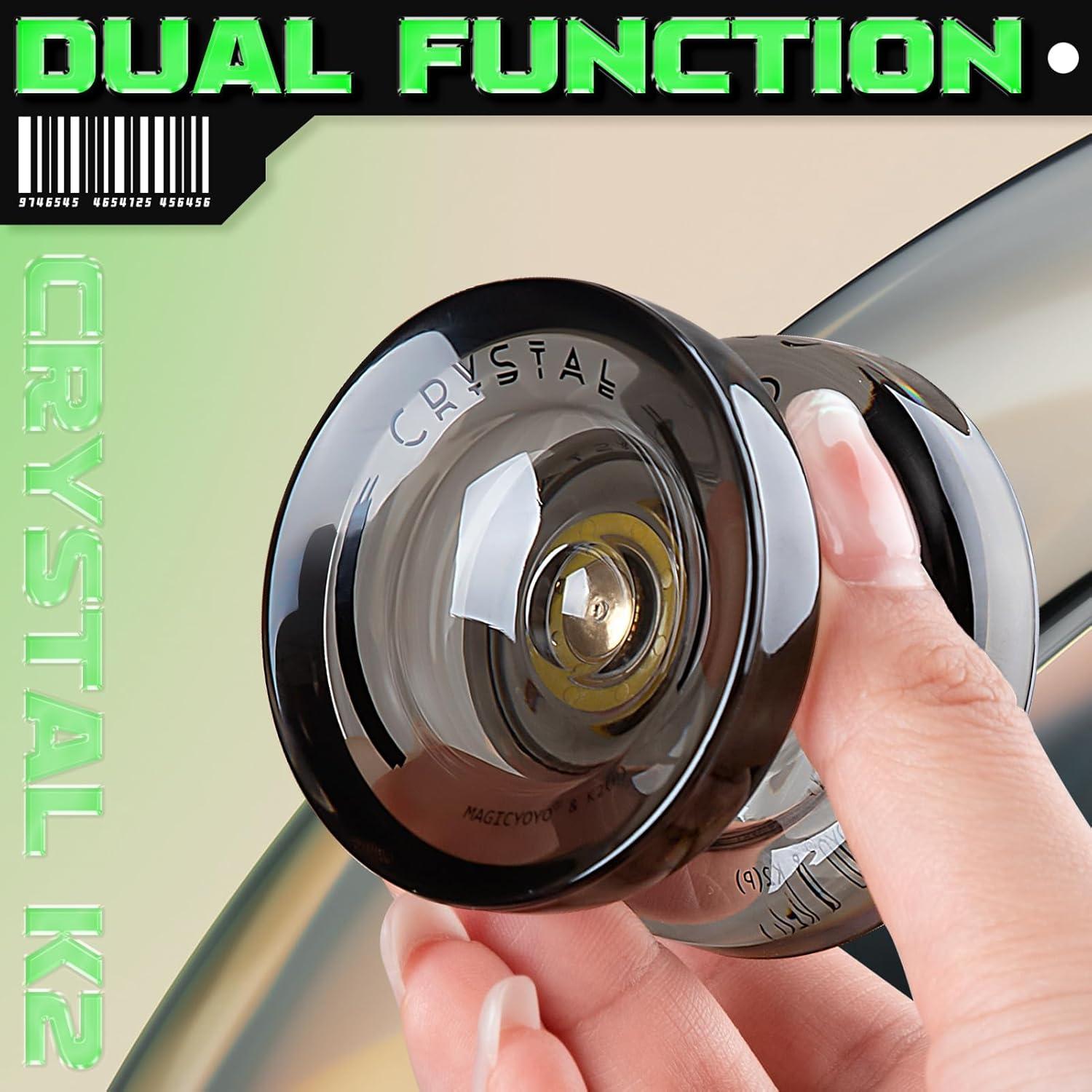 Yoyo MAGICYOYO K2 Cristal Paquete 2 Niños y Adultos