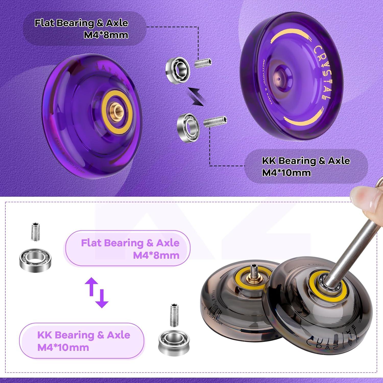Yoyo MAGICYOYO K2 Cristal Paquete 2 Niños y Adultos