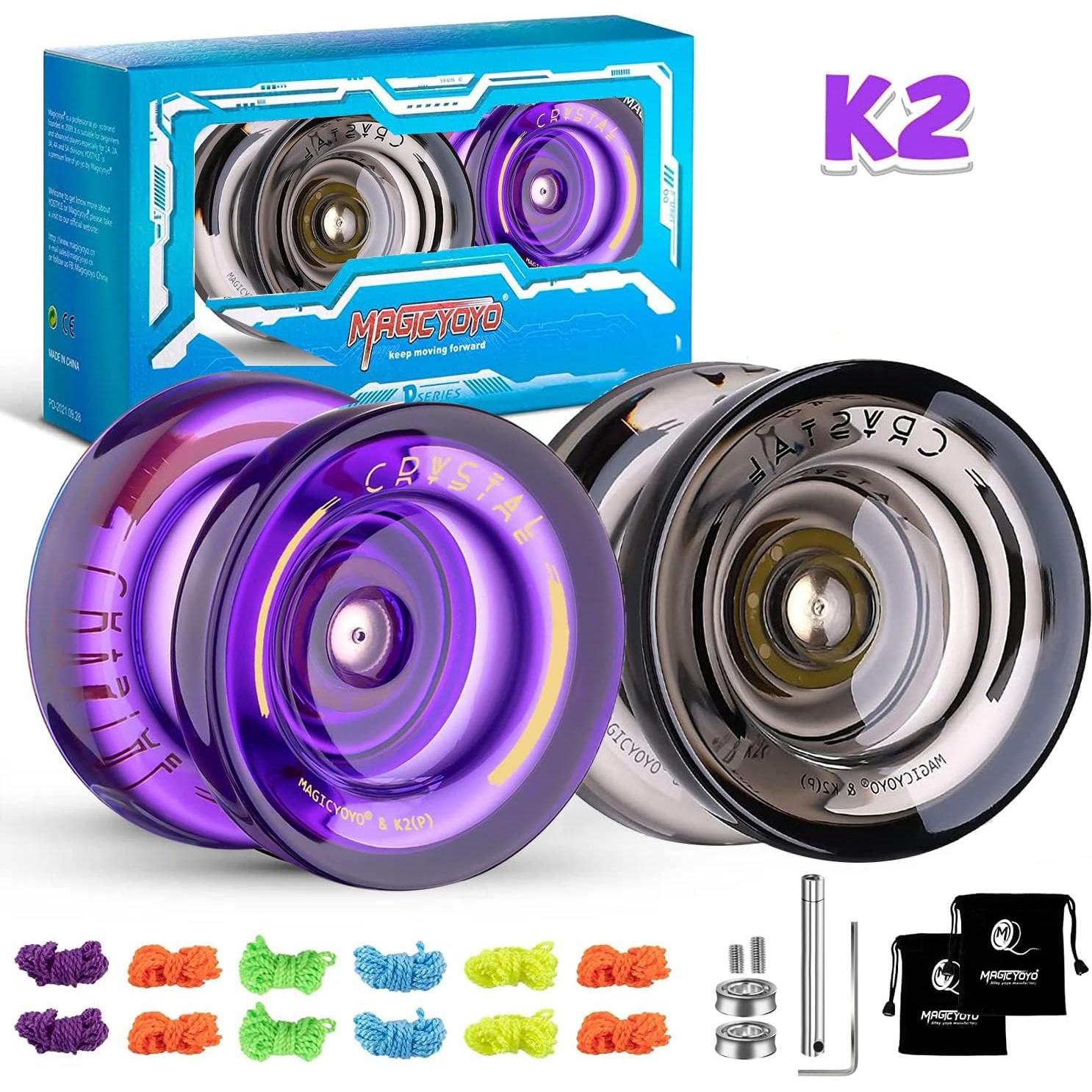 Yoyo MAGICYOYO K2 Cristal Paquete 2 Niños y Adultos
