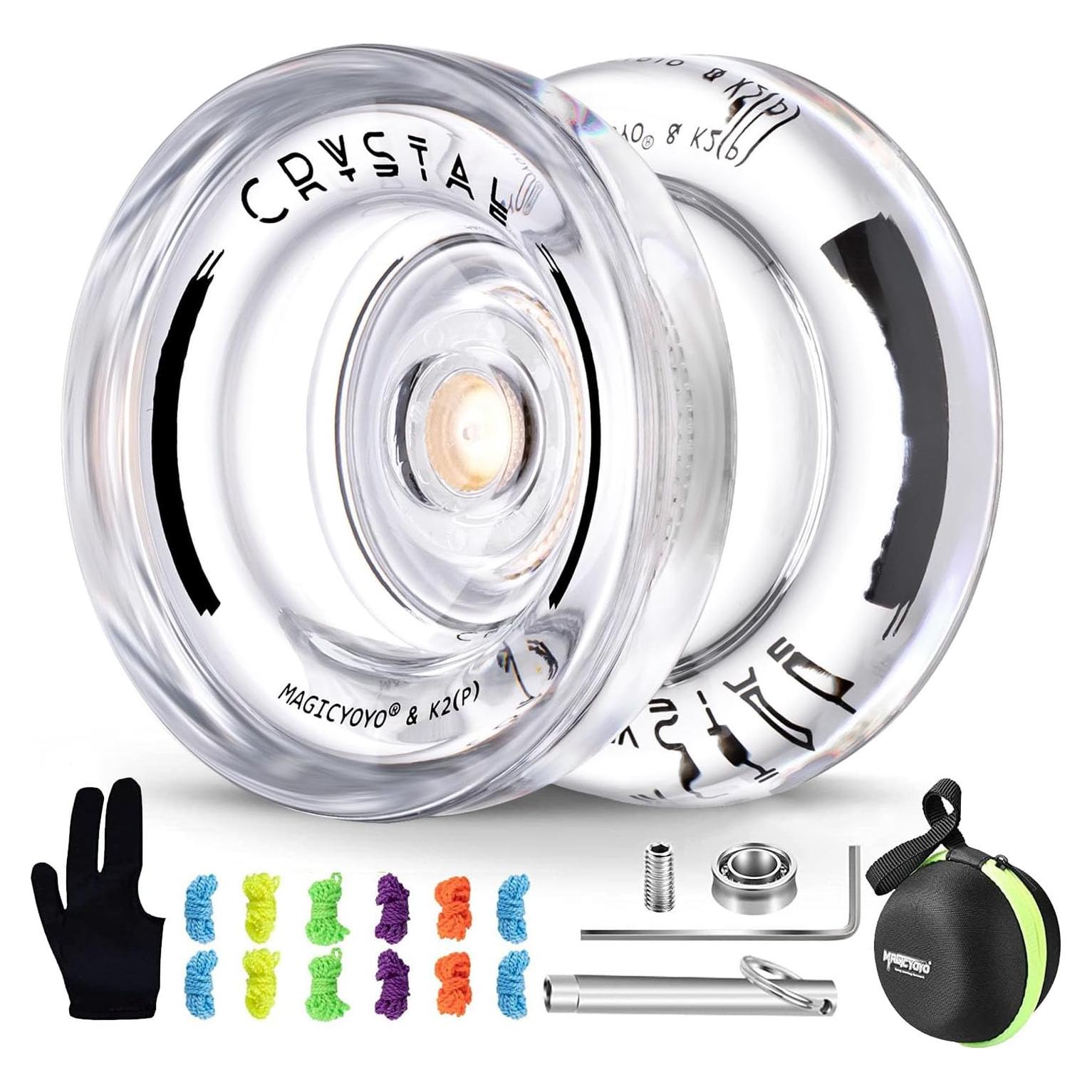 Yoyo MAGICYOYO K2 Cristal Blanco para Niños y Adultos
