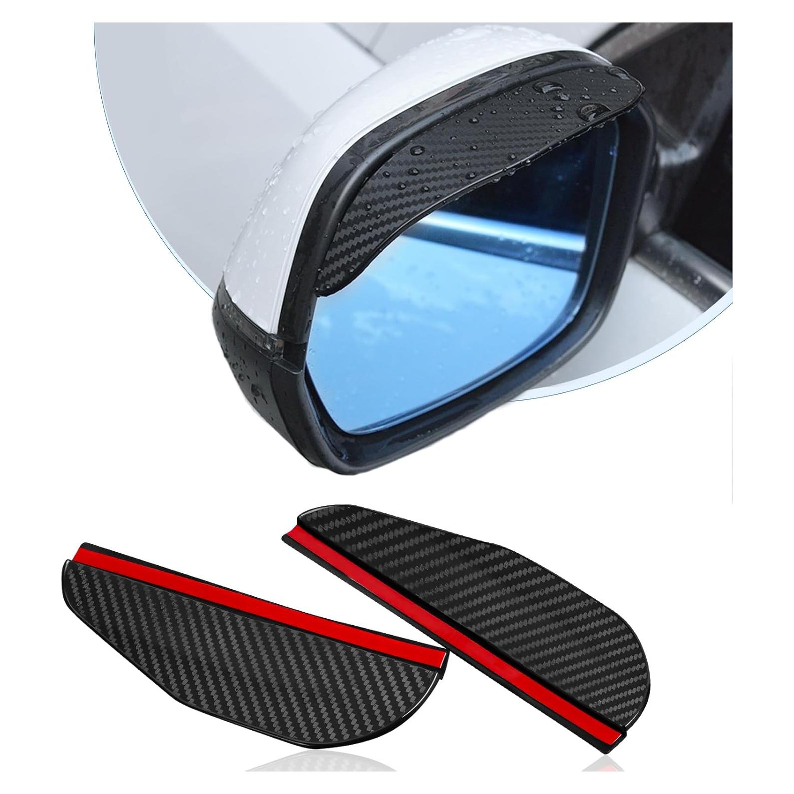 Protectores de Lluvia para Espejos de Auto SOMUCH - Fibra de Carbono