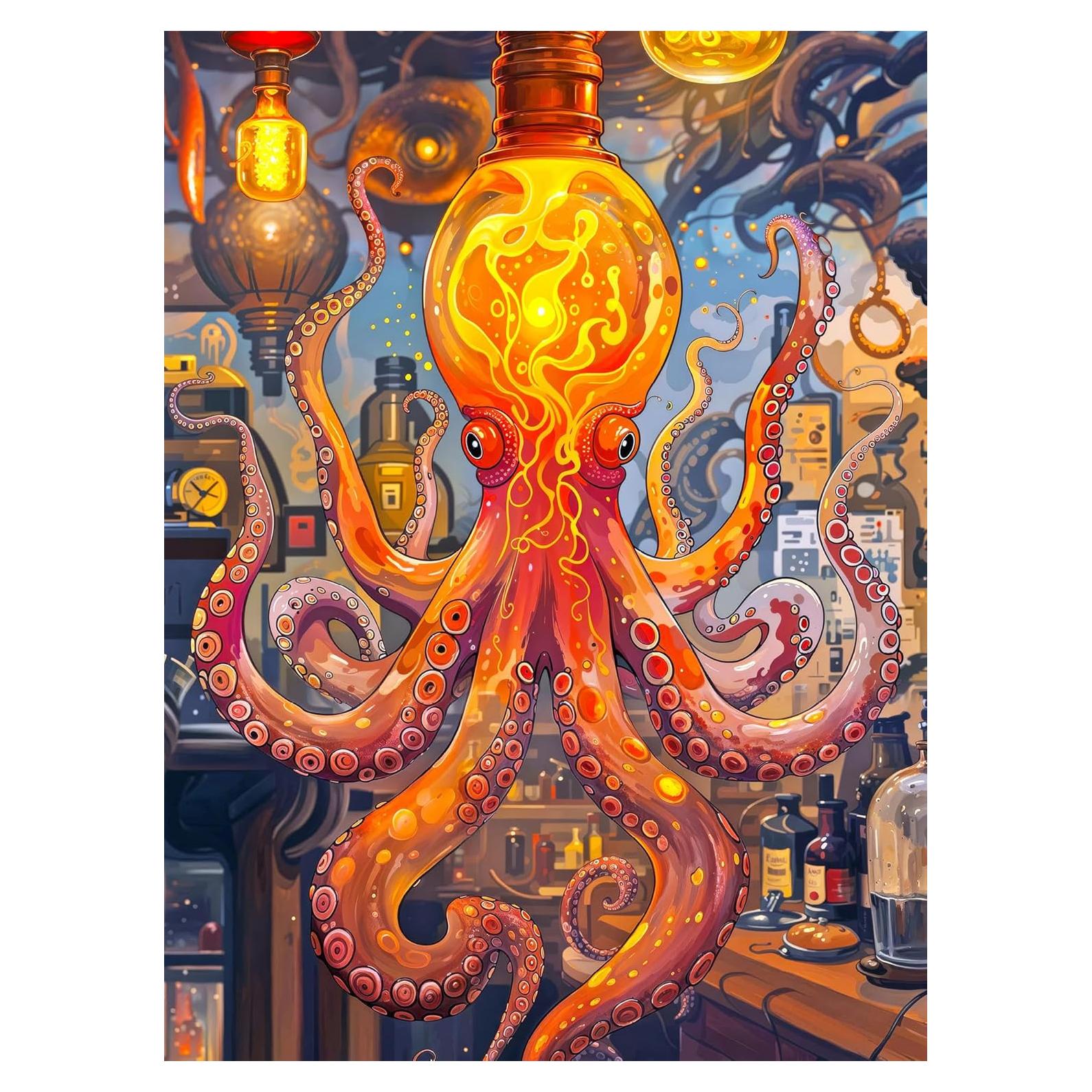 Rompecabezas 1000 Piezas Cross & Glory Alquimia del Pulpo