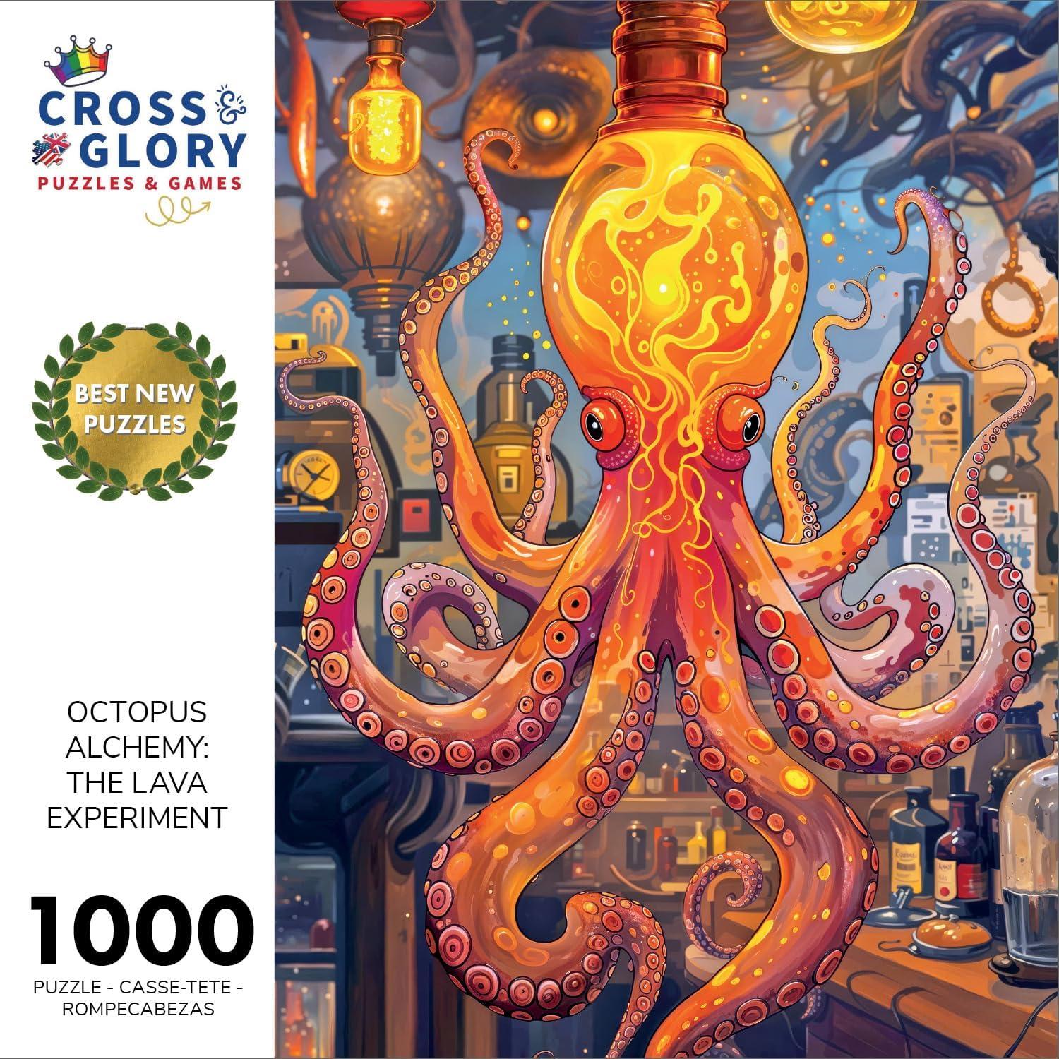Rompecabezas 1000 Piezas Cross & Glory Alquimia del Pulpo