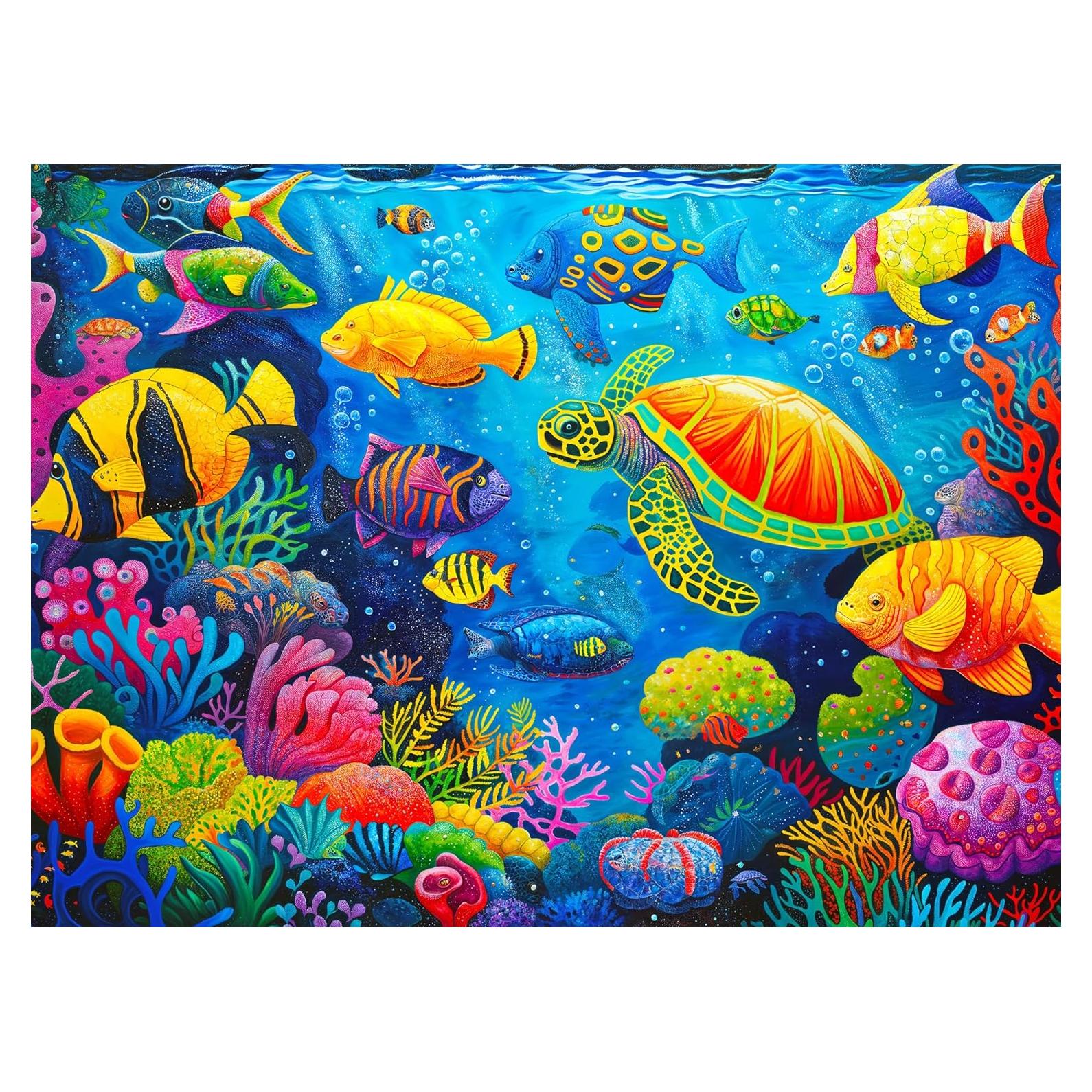 Rompecabezas 1000 Piezas Cross & Glory Paraíso Submarino