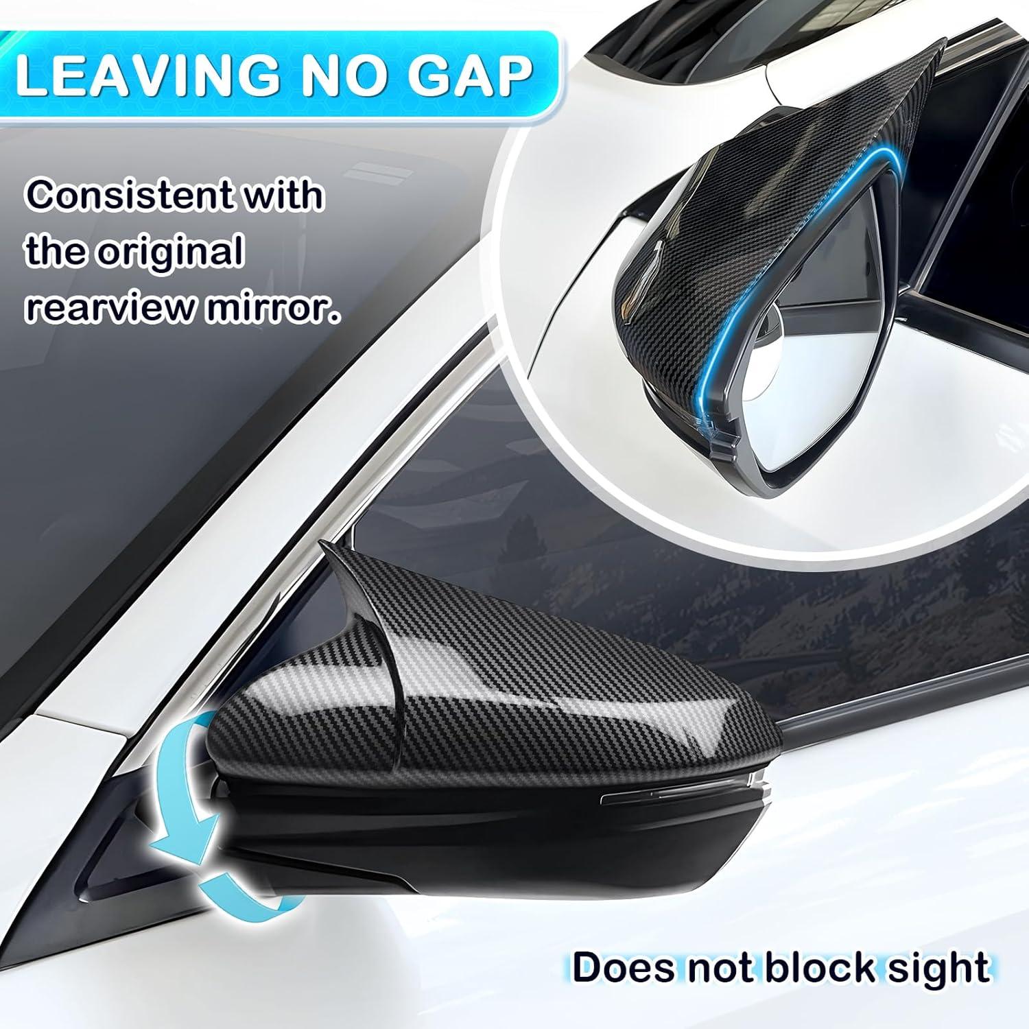 Cubierta Espejo Retrovisor Lateral Honda Civic 10ª 2016-2021 Fibra Carbono