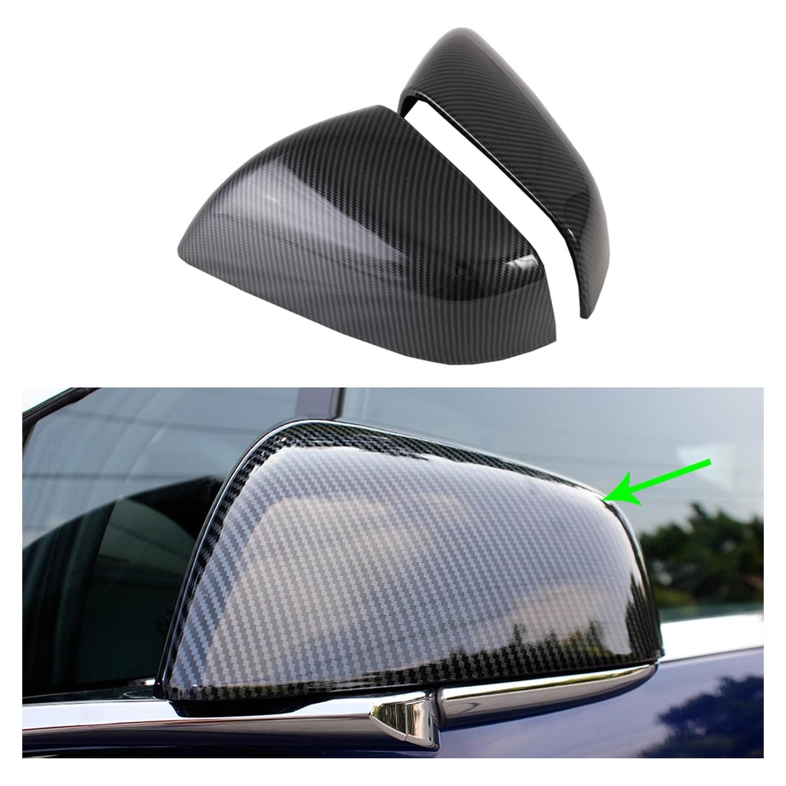 Cubierta Espejo Lateral OUBOLUN Modelo X 2017-2020 Fibra Carbono