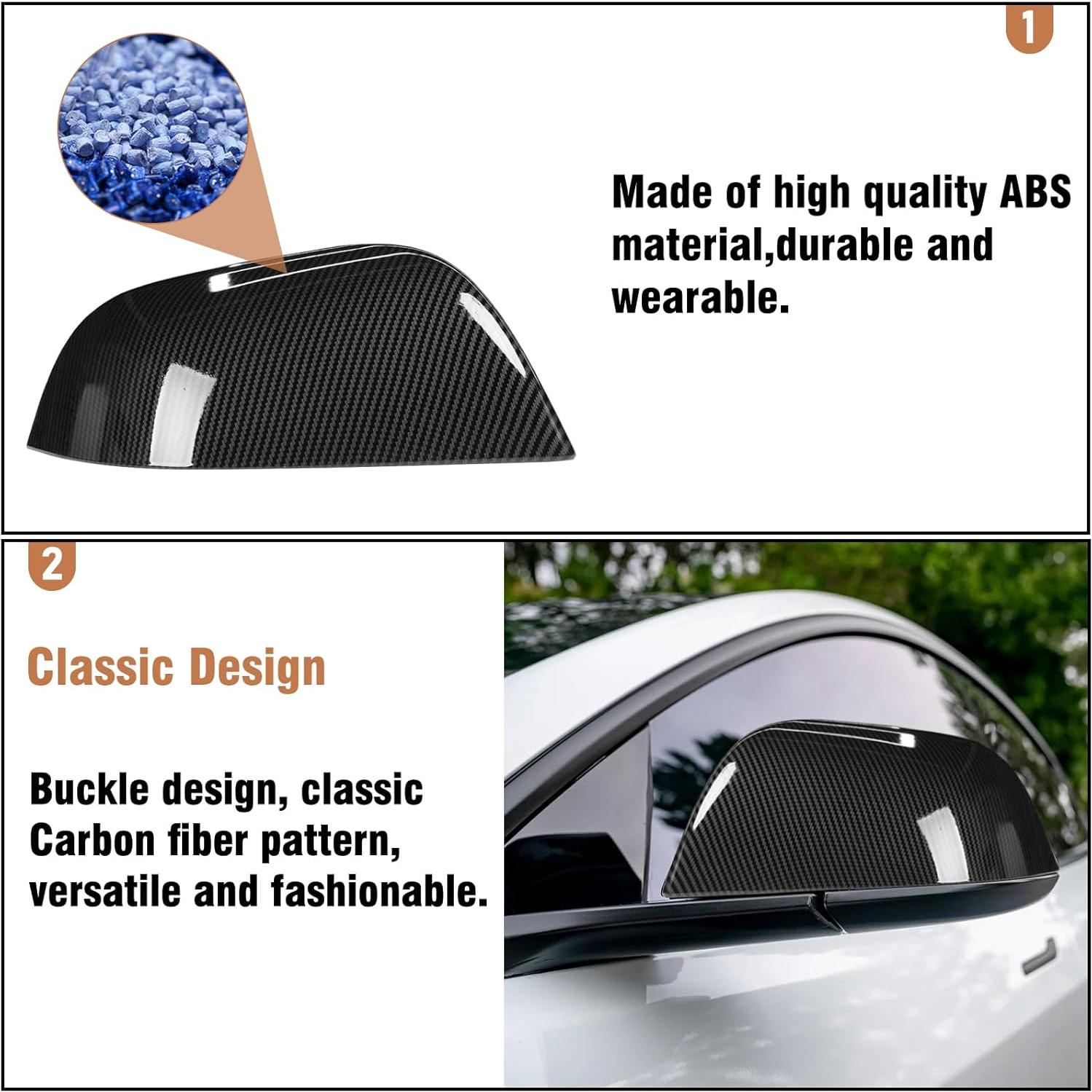 Cubierta de Espejo Retrovisor OWITAT para Tesla Model 3 2017-2025