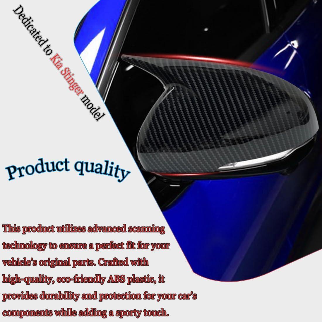 Cubierta Espejo Retrovisor Lateral MUXEE Kia Stinger 2017-2024