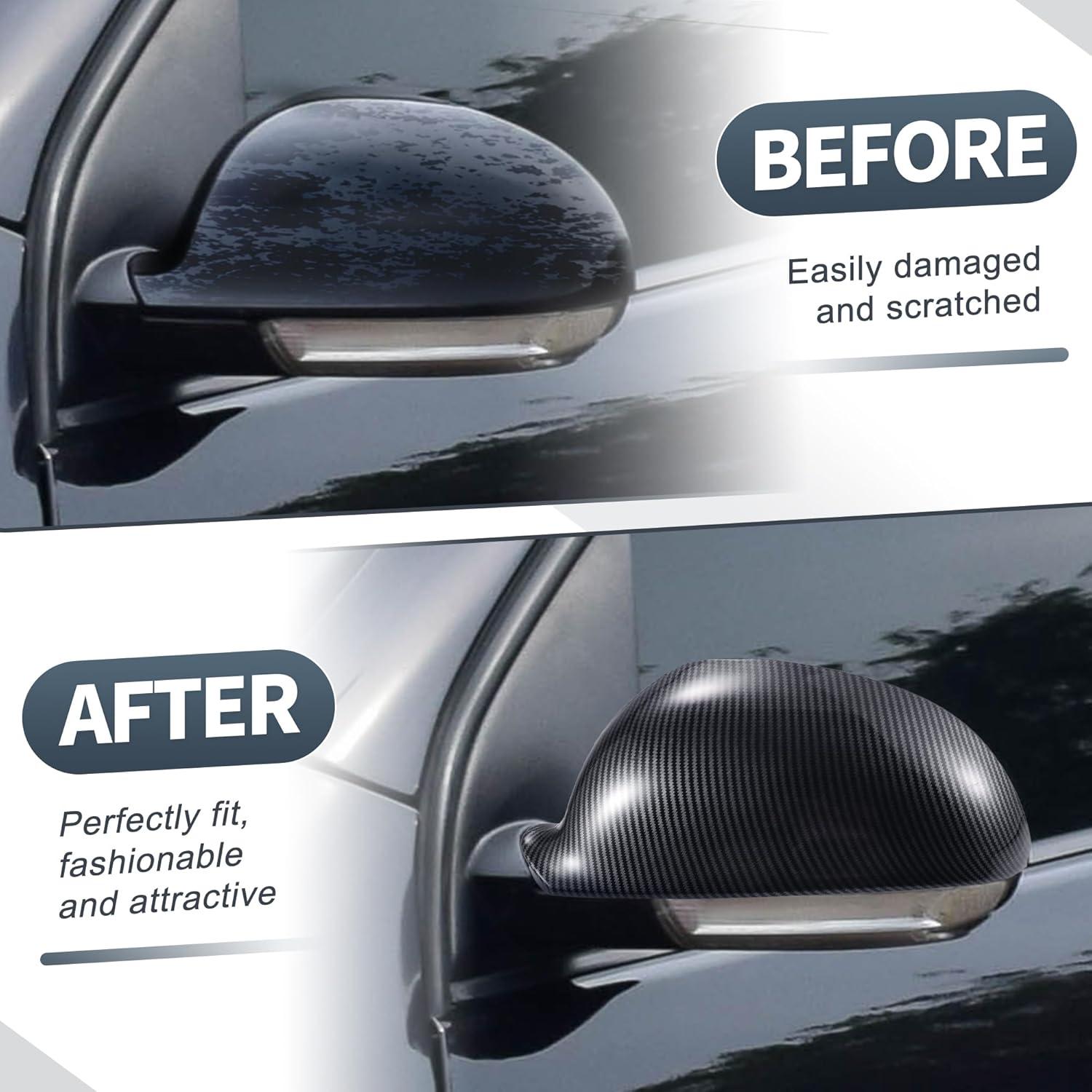 Cubiertas de Espejo Retrovisor Lateral X AUTOHAUX para Volkswagen