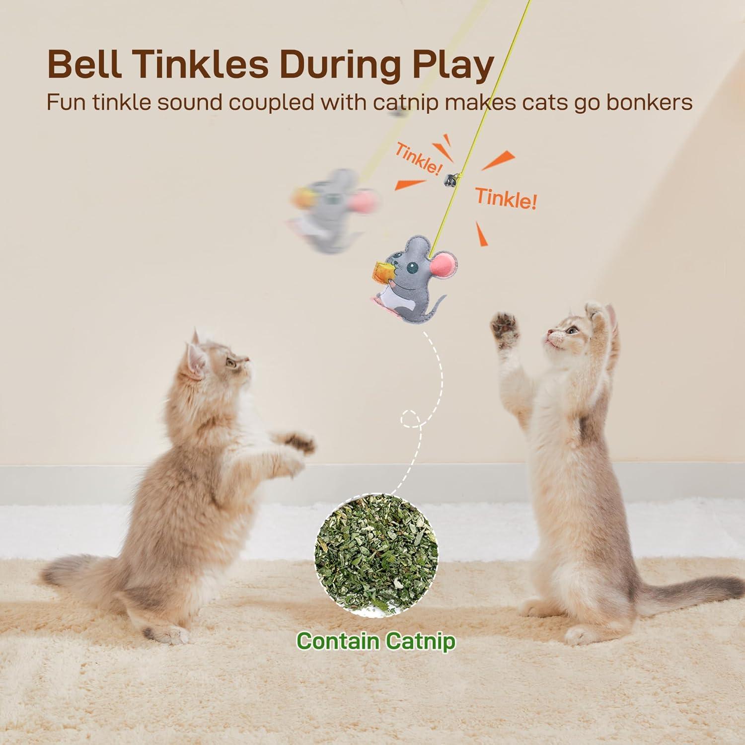 Juguetes Interactivos para Gatos Potaroma 5 Pcs Ajustables