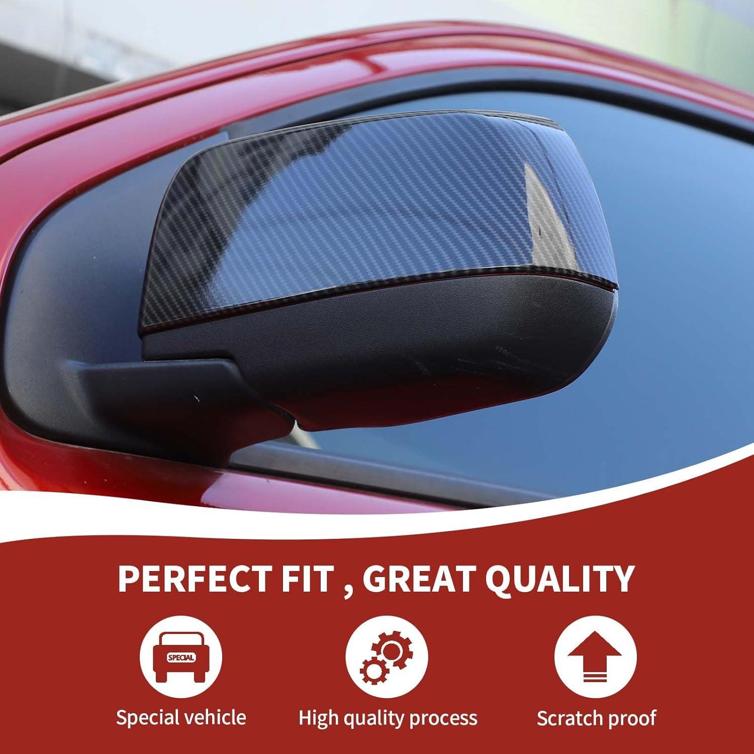 Cubierta de Espejo Retrovisor RAZPOY Fibra de Carbono Chevy/GMC