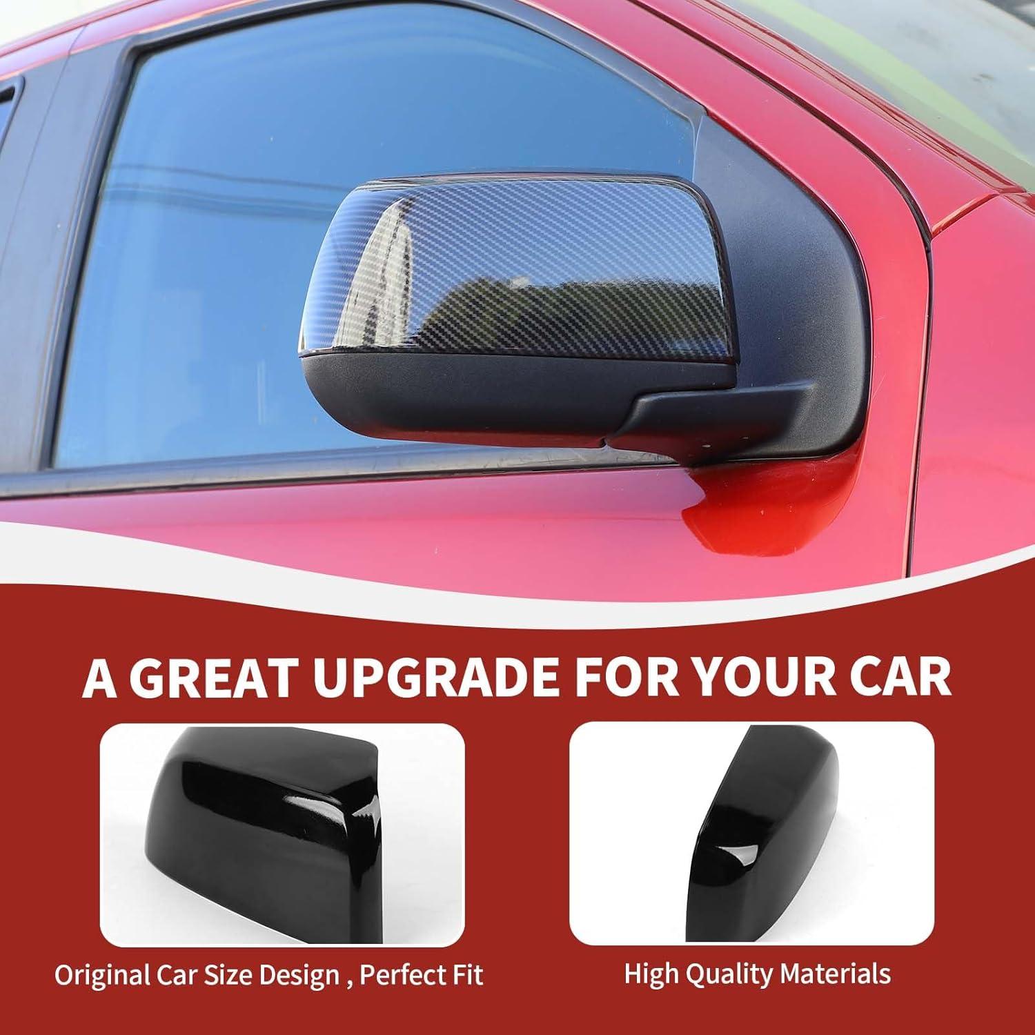 Cubierta de Espejo Retrovisor RAZPOY Fibra de Carbono Chevy/GMC