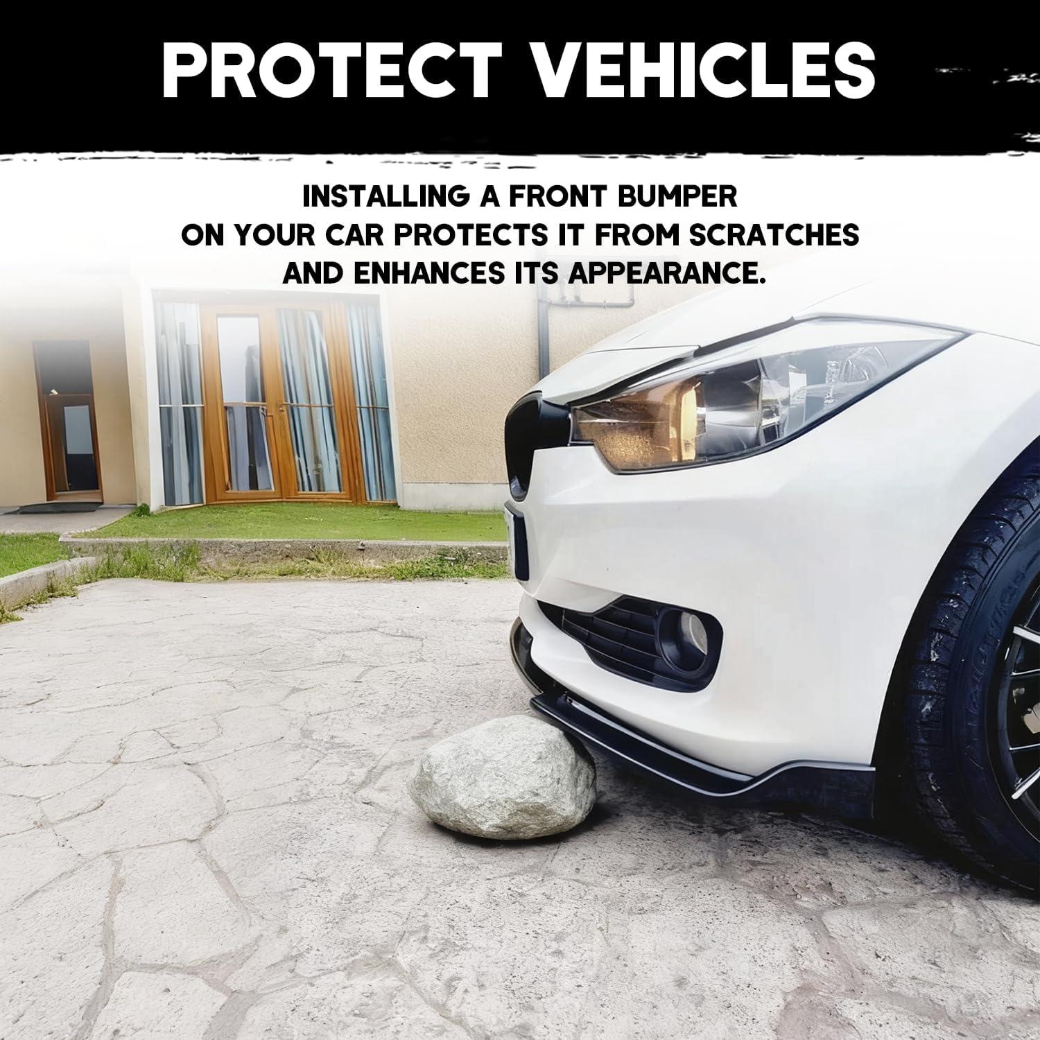 Divisor Frontal BMW Serie 3 F30 F31 F35 2013-2018 Negro Brillante