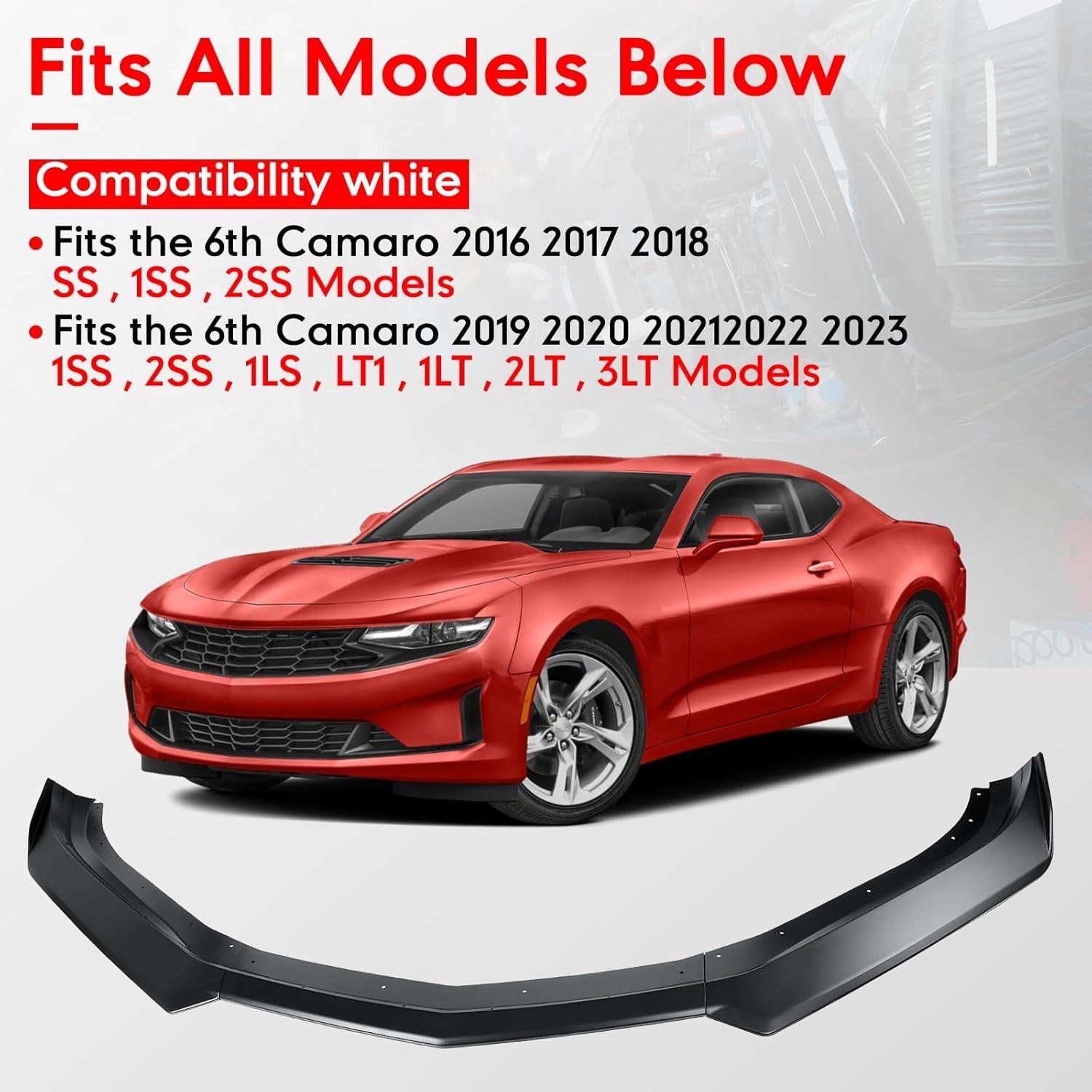 Divisor de Labio de Parachoques Frontal Femibon Negro Brillante