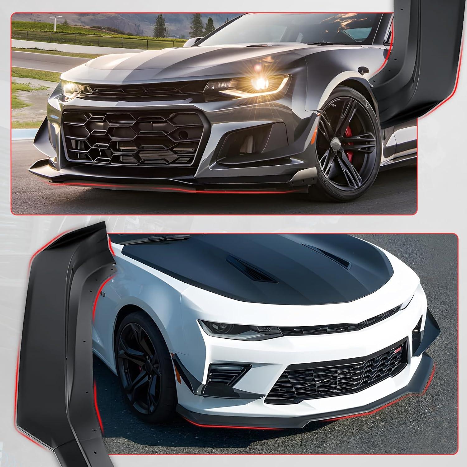 Divisor de Labio de Parachoques Frontal Femibon Negro Brillante