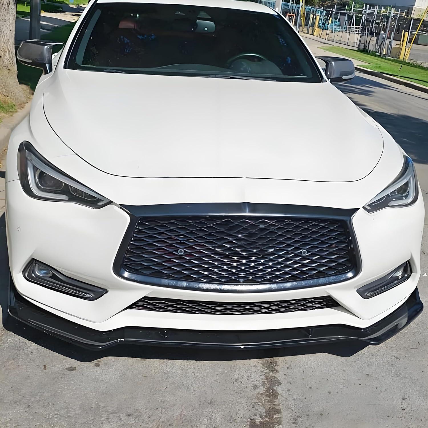 Spoiler Frontal Infiniti Q60 2017-2022 Negro Brillante