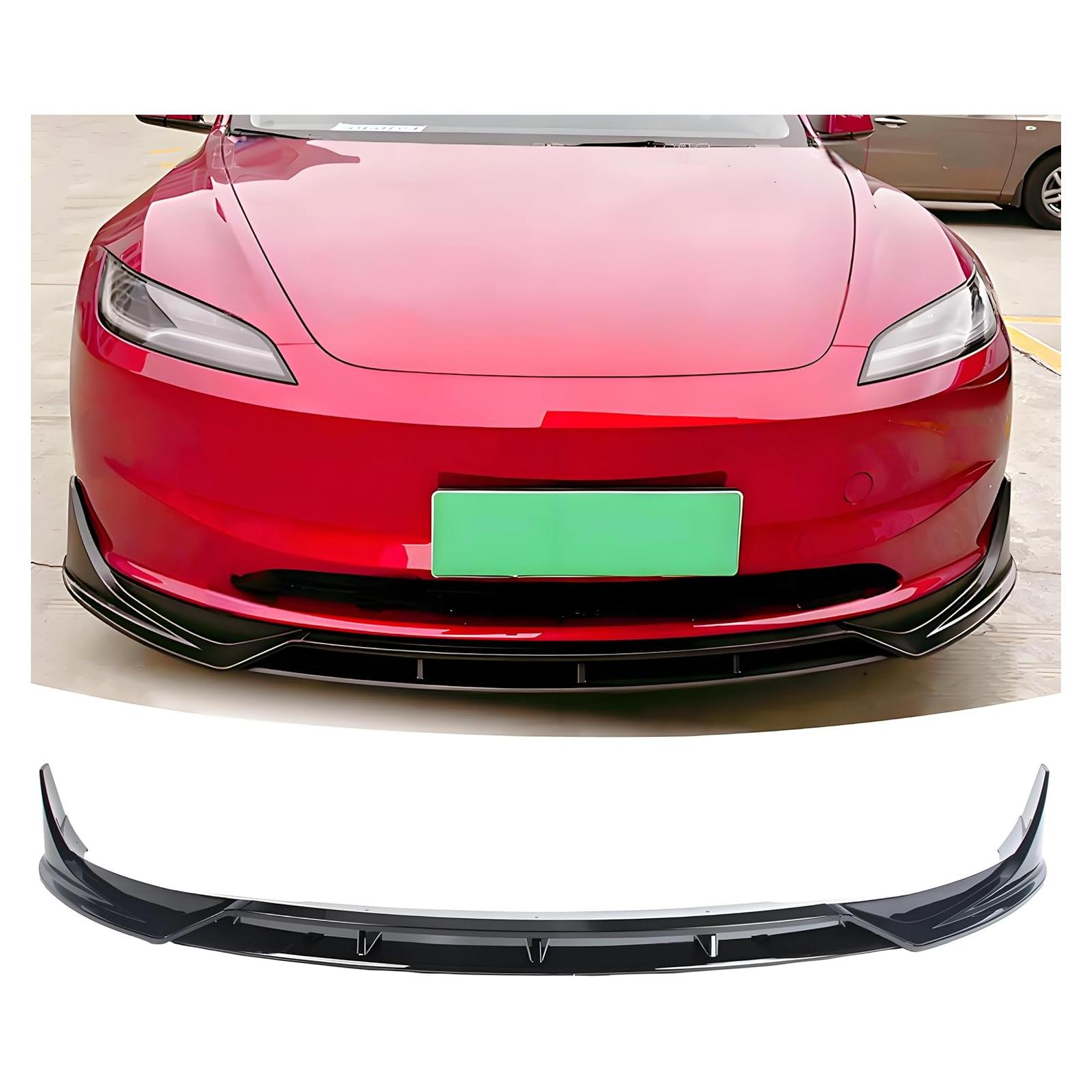 Divisor de Labio Frontal NEESPOC para Tesla Modelo 3 2024-2025
