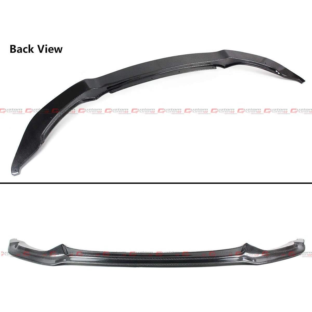 Labio Divisor de Parachoques Frontal Cuztom Tuning Fibra de Carbono BMW M3 M4 2015-2018