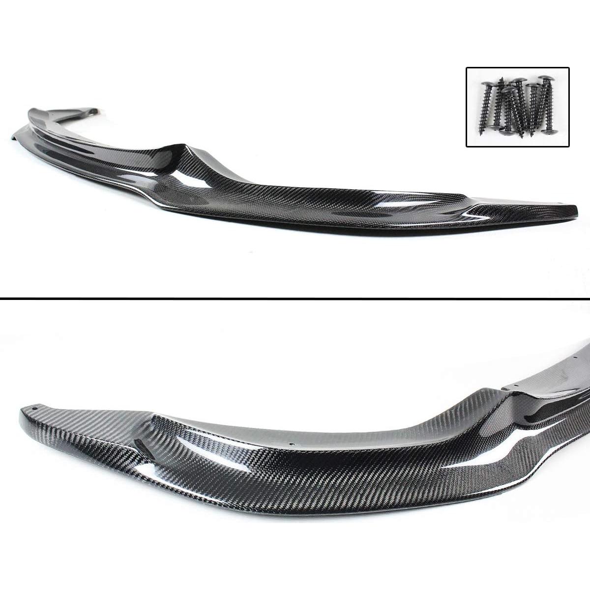 Labio Divisor de Parachoques Frontal Cuztom Tuning Fibra de Carbono BMW M3 M4 2015-2018