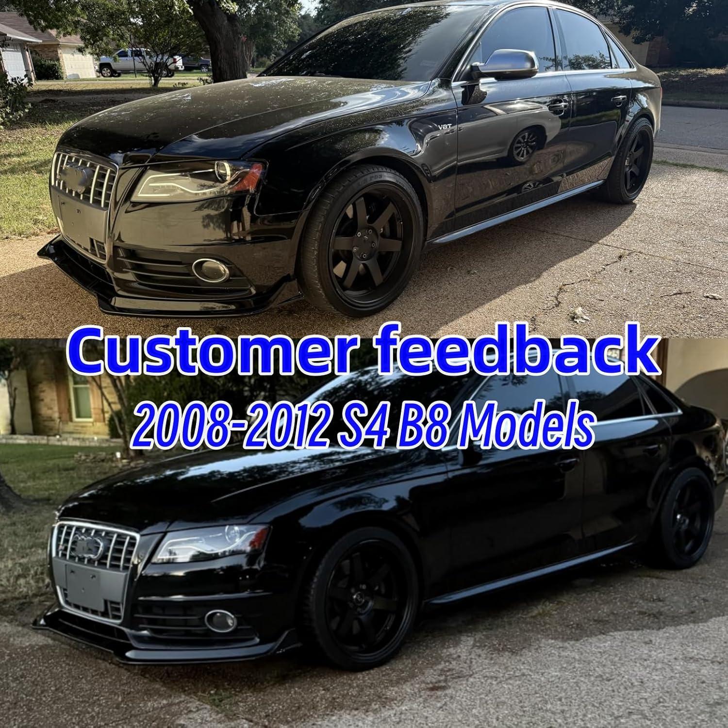 Divisor de Labio Frontal NEESPOC para Audi A4 S4 A5 S5 2008-2017