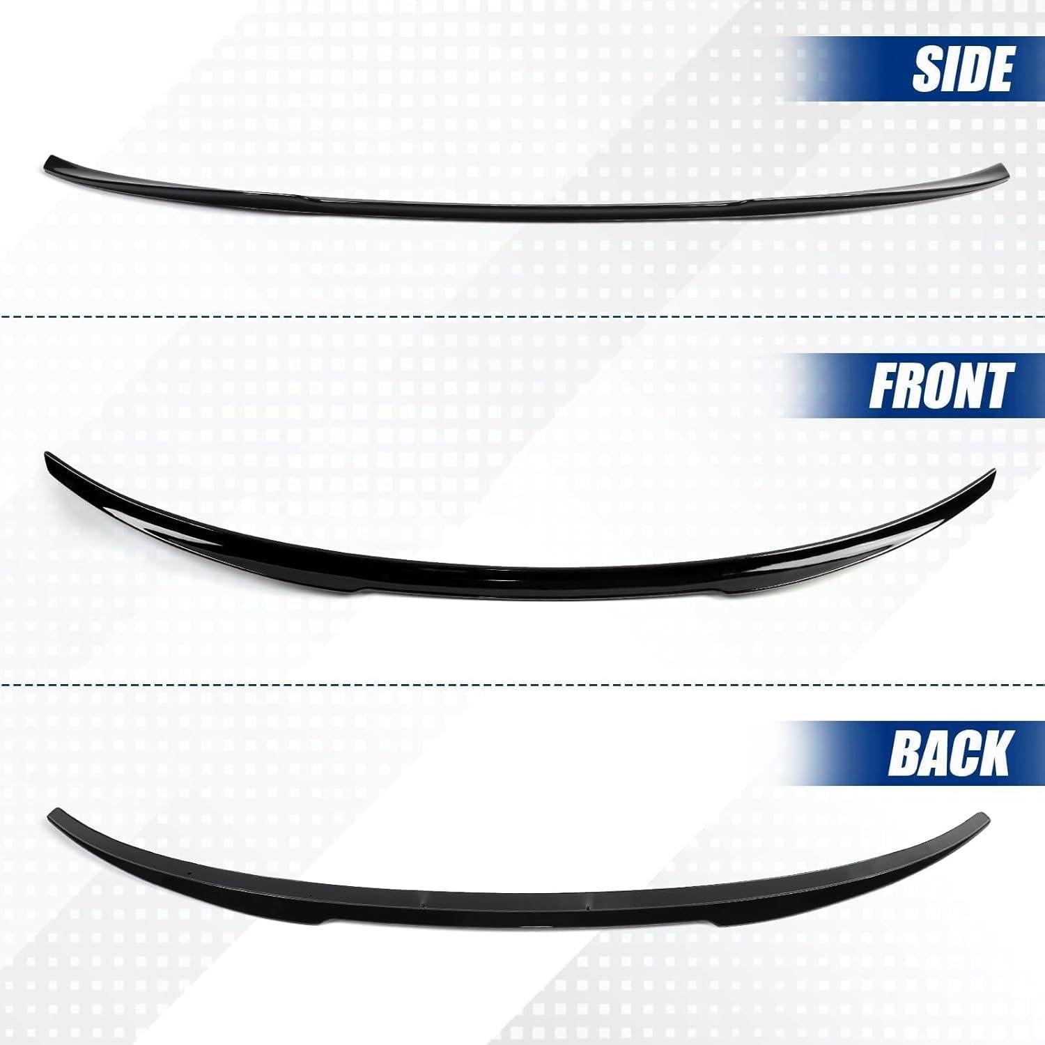 Spoiler Trasero YESENTECH para BMW G20 G80 M3 2019-2025 Negro