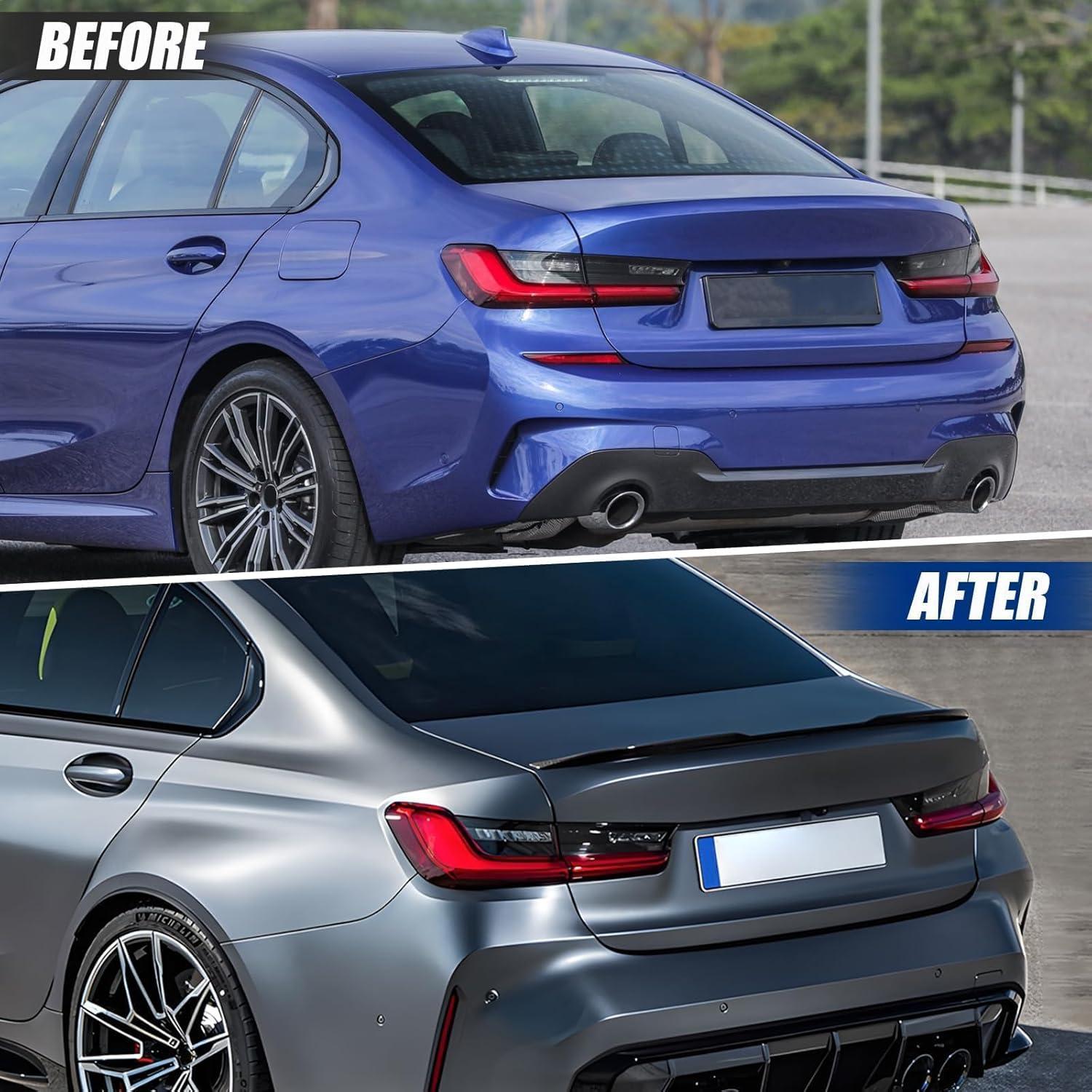 Spoiler Trasero YESENTECH para BMW G20 G80 M3 2019-2025 Negro